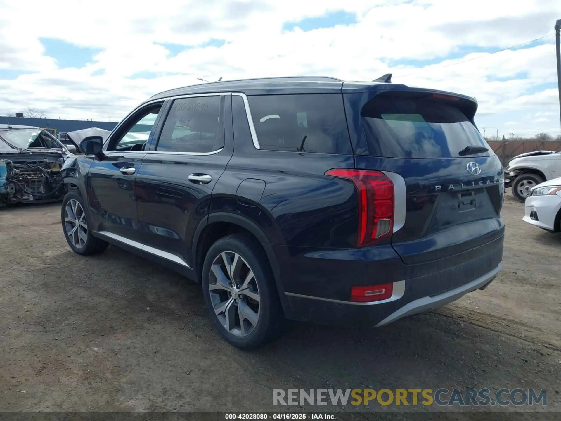 3 Photograph of a damaged car KM8R4DHE3NU457853 HYUNDAI PALISADE 2022