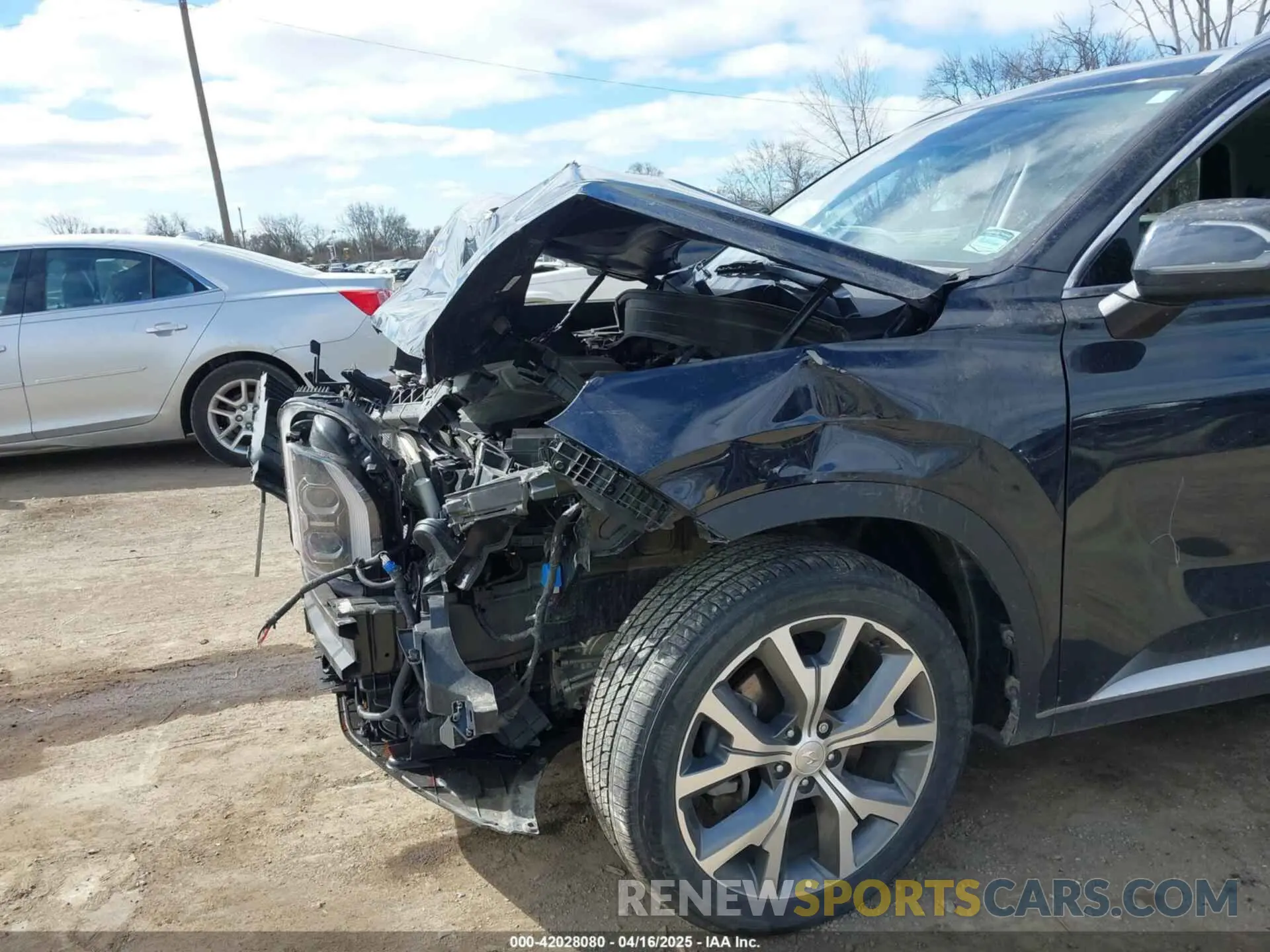 6 Photograph of a damaged car KM8R4DHE3NU457853 HYUNDAI PALISADE 2022