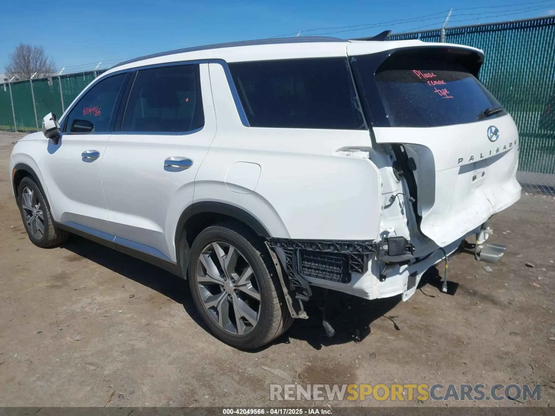 3 Фотография поврежденного автомобиля KM8R4DHE6NU426760 HYUNDAI PALISADE 2022