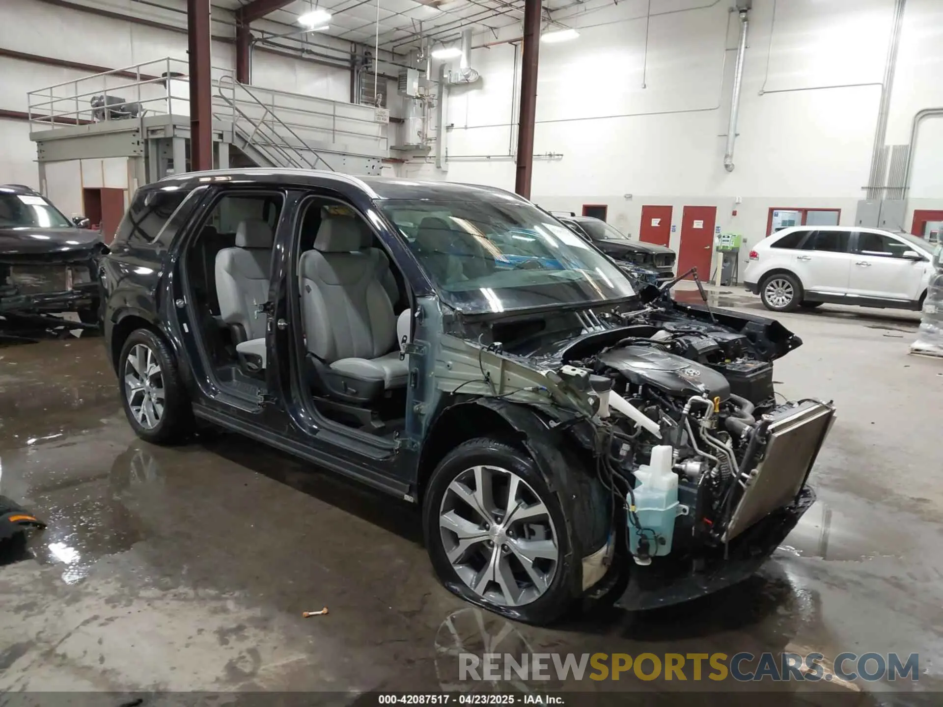 1 Photograph of a damaged car KM8R4DHE7NU374541 HYUNDAI PALISADE 2022