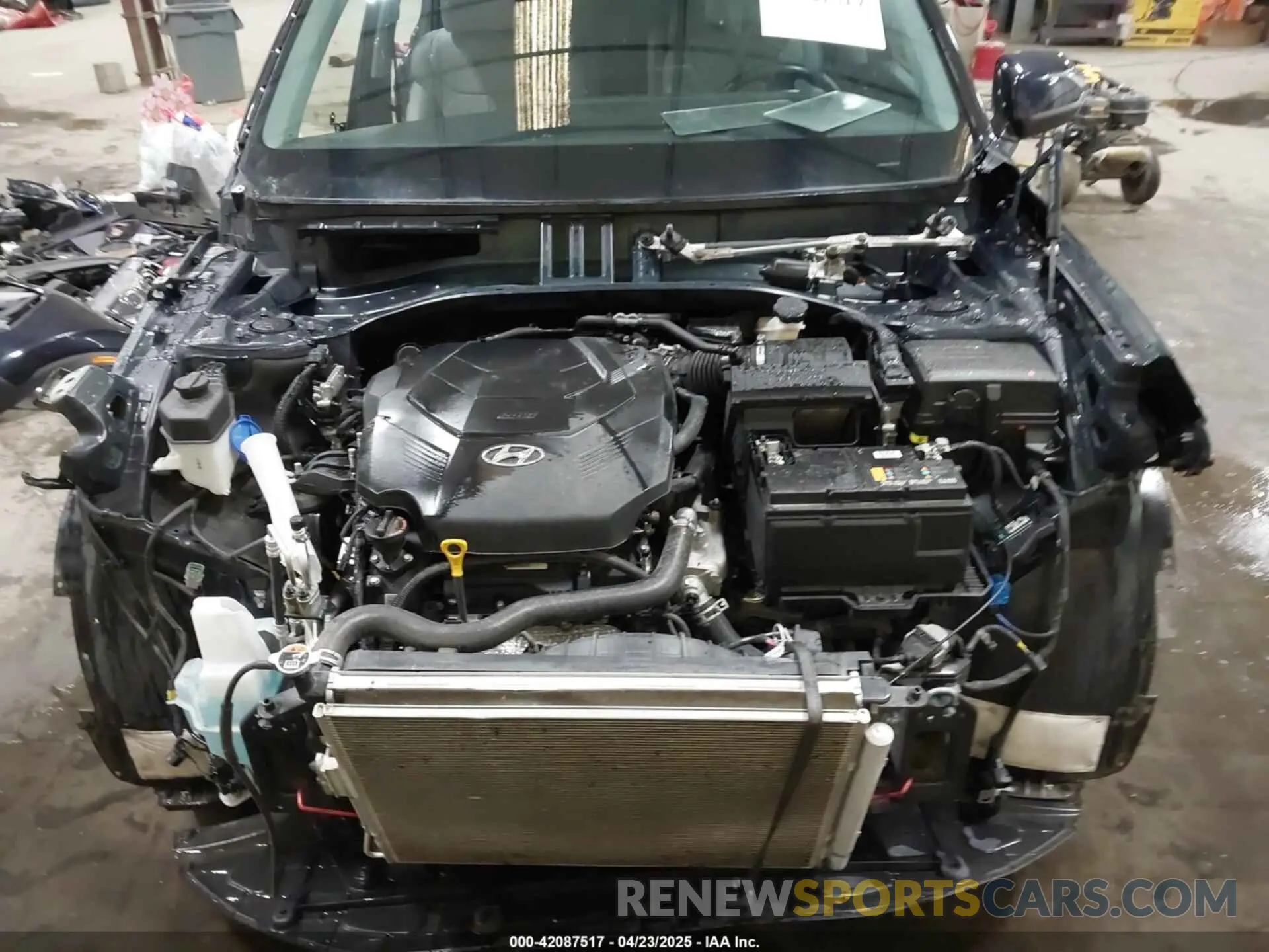 10 Photograph of a damaged car KM8R4DHE7NU374541 HYUNDAI PALISADE 2022