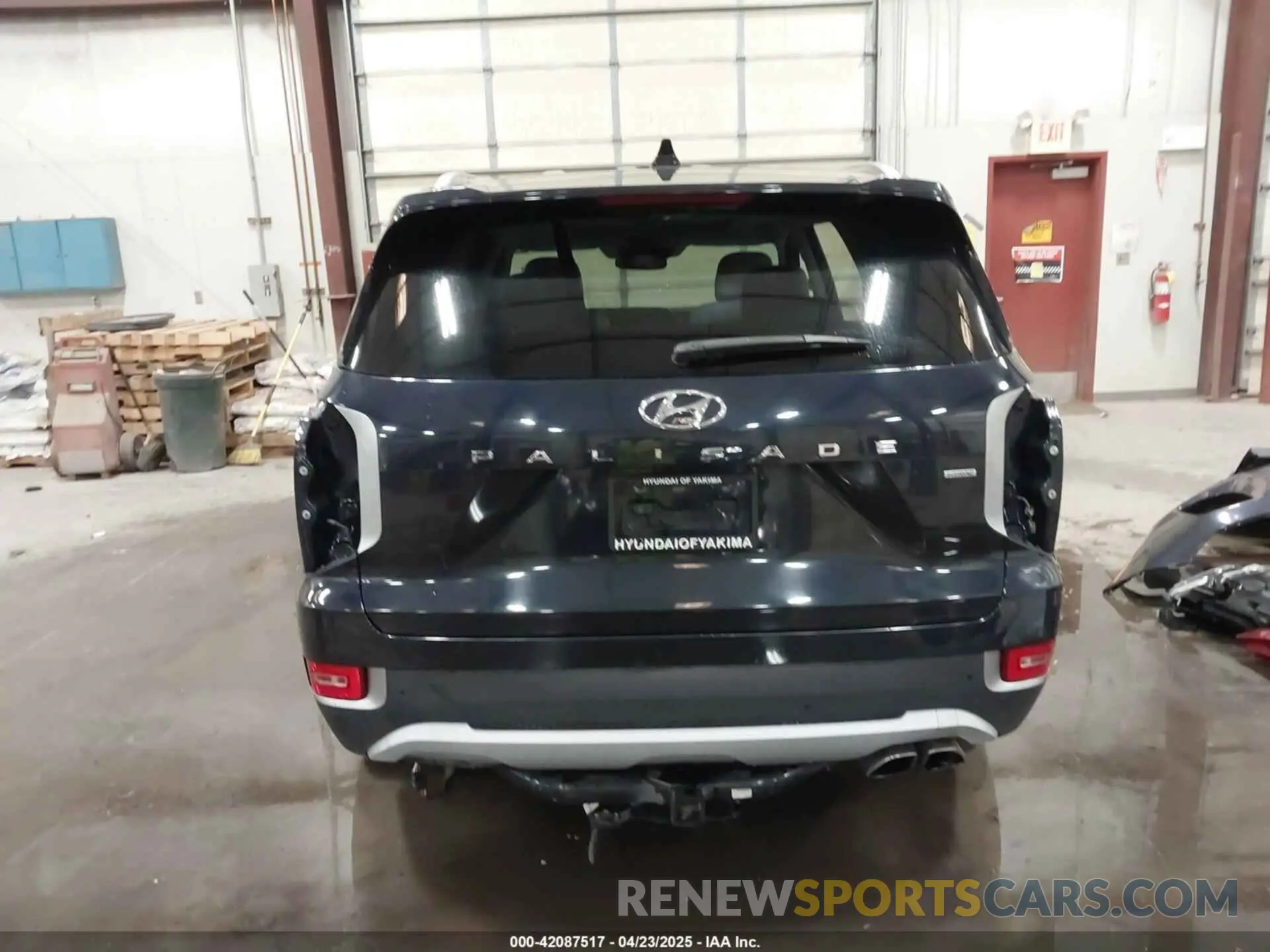 17 Photograph of a damaged car KM8R4DHE7NU374541 HYUNDAI PALISADE 2022