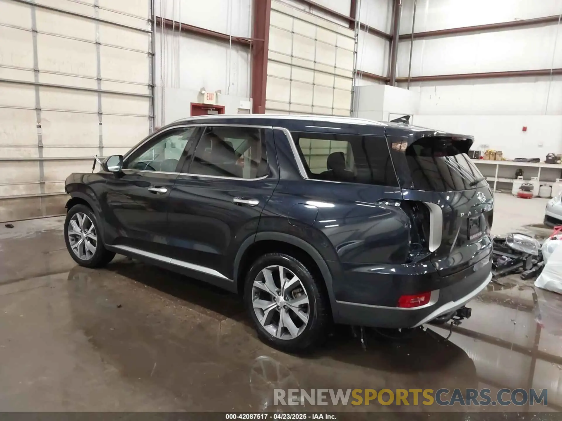 3 Photograph of a damaged car KM8R4DHE7NU374541 HYUNDAI PALISADE 2022