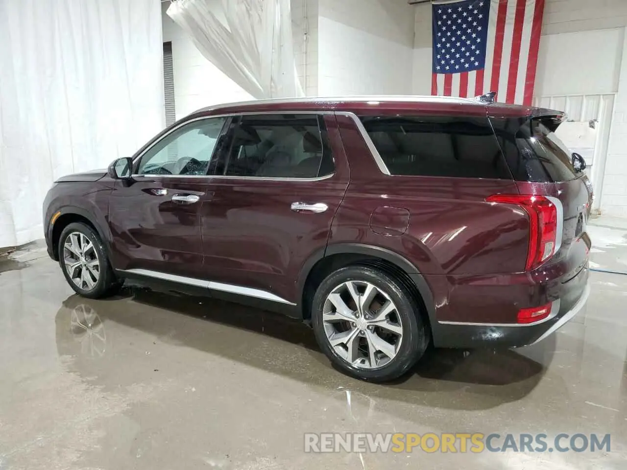 2 Photograph of a damaged car KM8R4DHE8NU436321 HYUNDAI PALISADE 2022