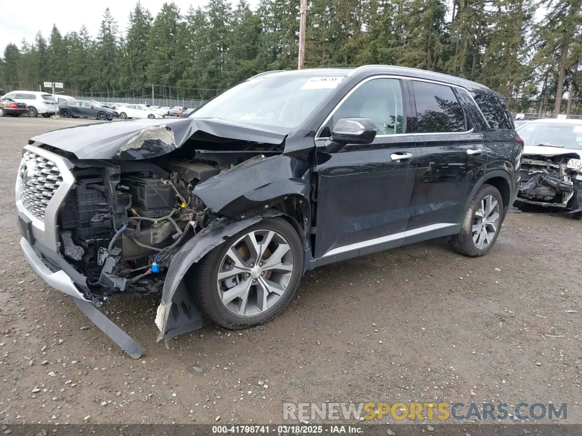 2 Фотография поврежденного автомобиля KM8R4DHE9NU478156 HYUNDAI PALISADE 2022