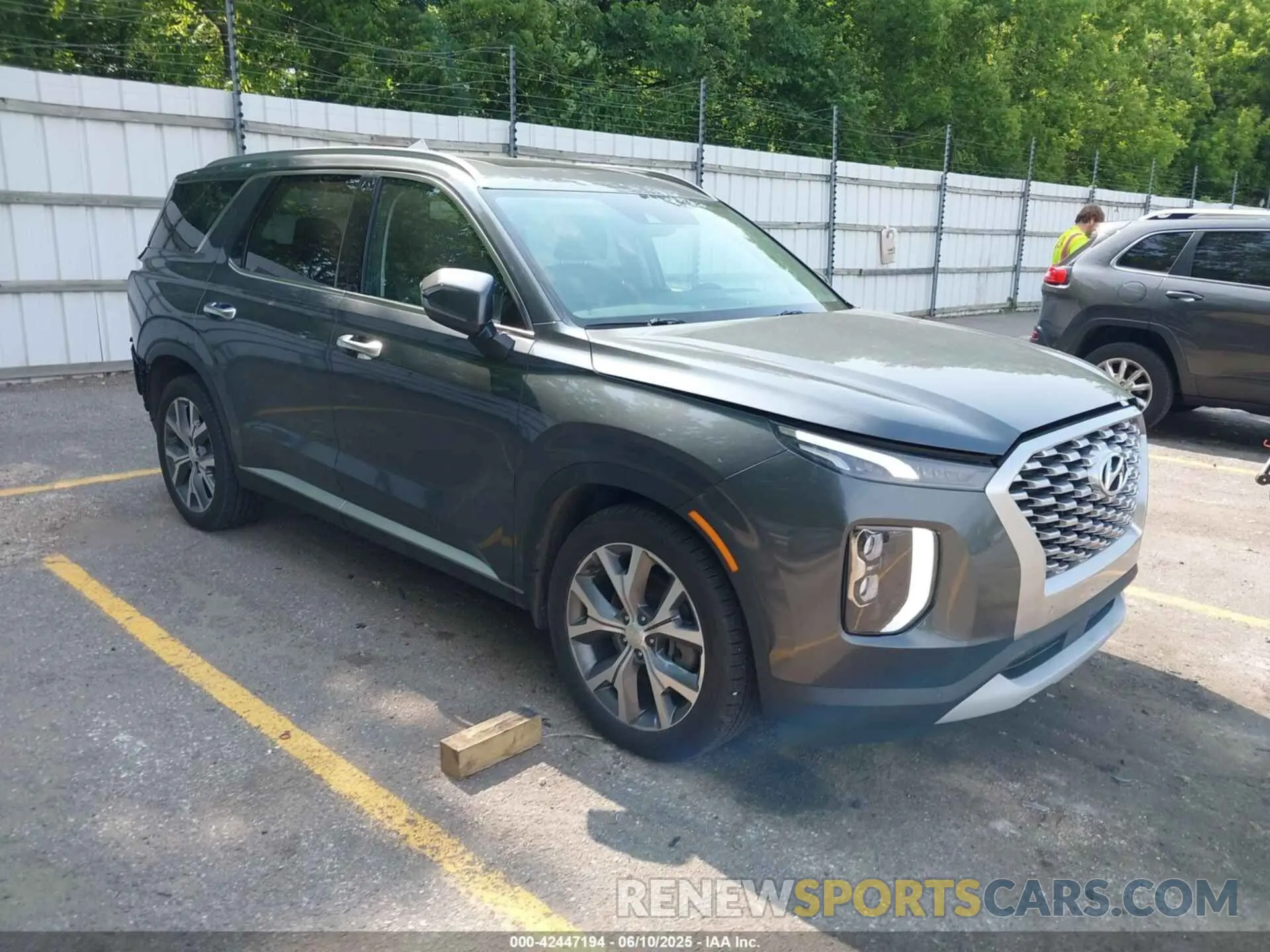 1 Photograph of a damaged car KM8R4DHEXNU353893 HYUNDAI PALISADE 2022