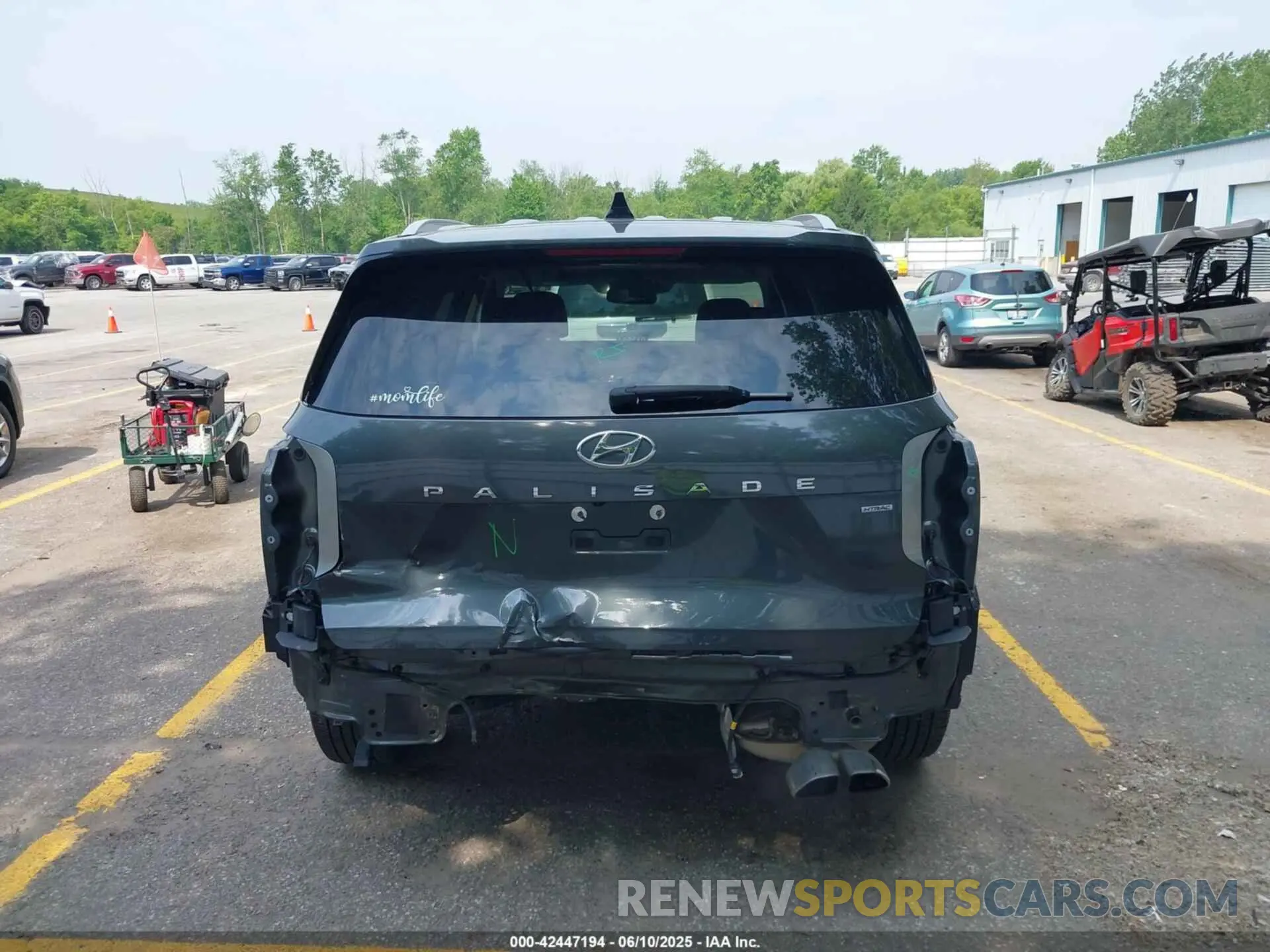 17 Photograph of a damaged car KM8R4DHEXNU353893 HYUNDAI PALISADE 2022