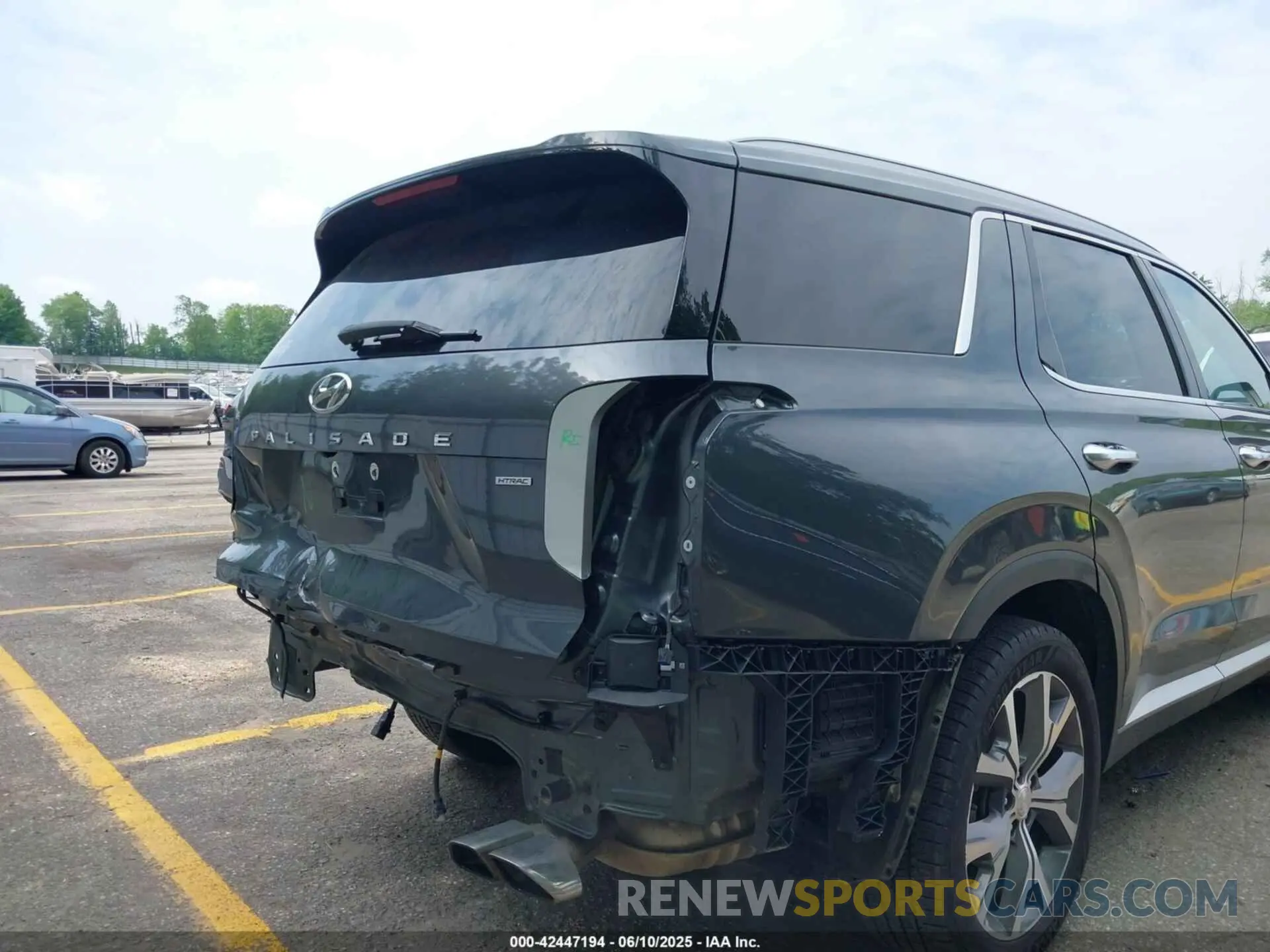 19 Photograph of a damaged car KM8R4DHEXNU353893 HYUNDAI PALISADE 2022