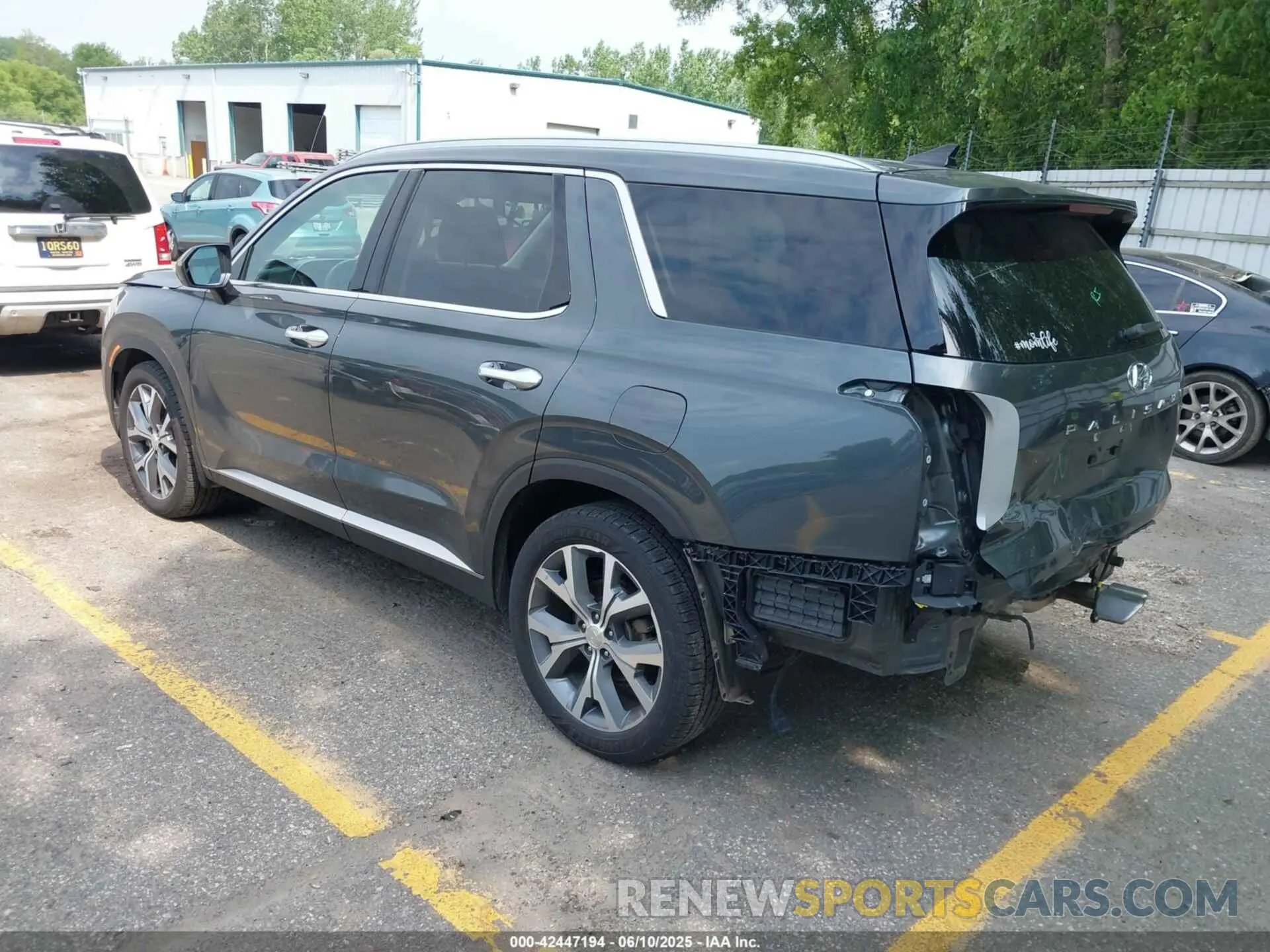 3 Photograph of a damaged car KM8R4DHEXNU353893 HYUNDAI PALISADE 2022