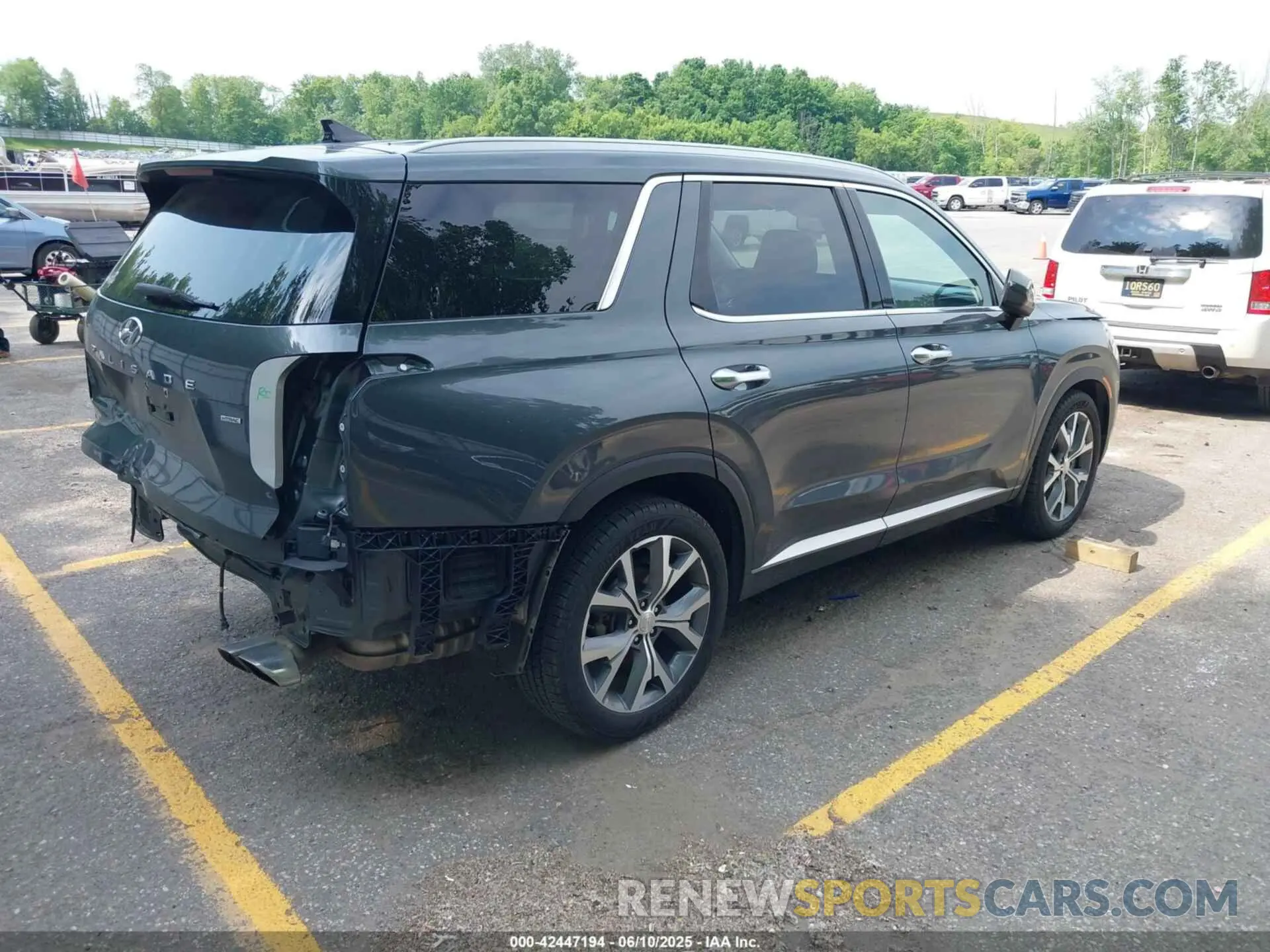 4 Photograph of a damaged car KM8R4DHEXNU353893 HYUNDAI PALISADE 2022