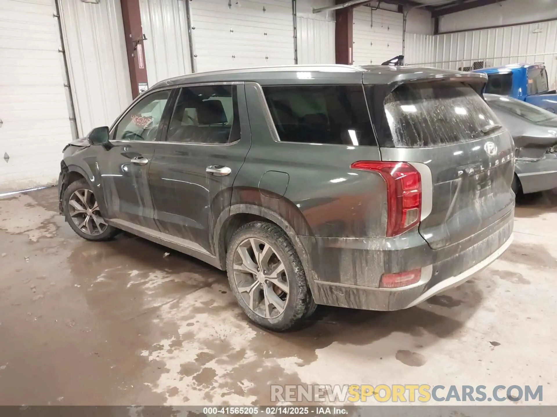 3 Фотография поврежденного автомобиля KM8R4DHEXNU395710 HYUNDAI PALISADE 2022