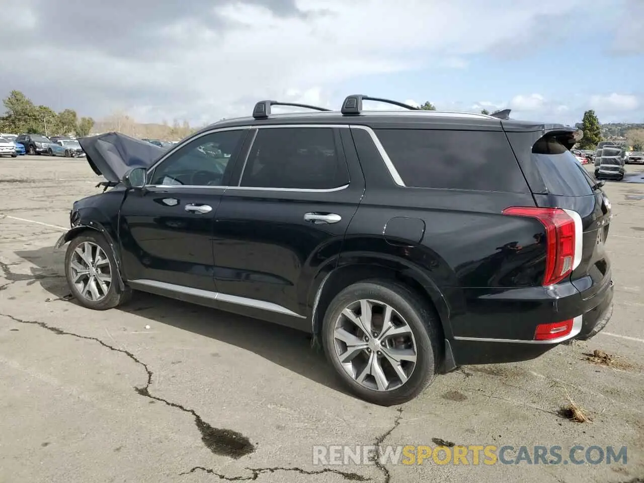 2 Photograph of a damaged car KM8R54HE3NU401456 HYUNDAI PALISADE 2022