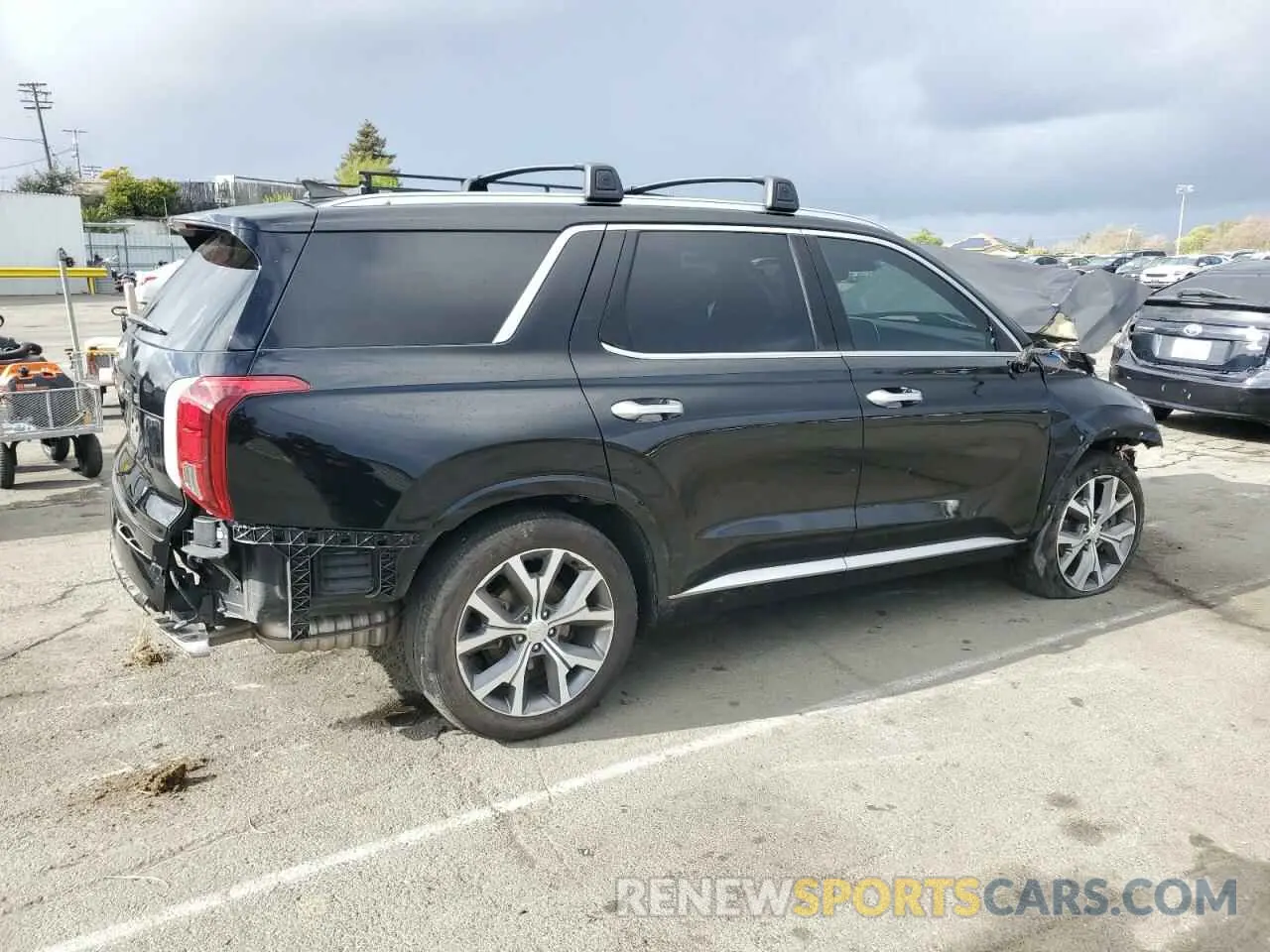 3 Photograph of a damaged car KM8R54HE3NU401456 HYUNDAI PALISADE 2022