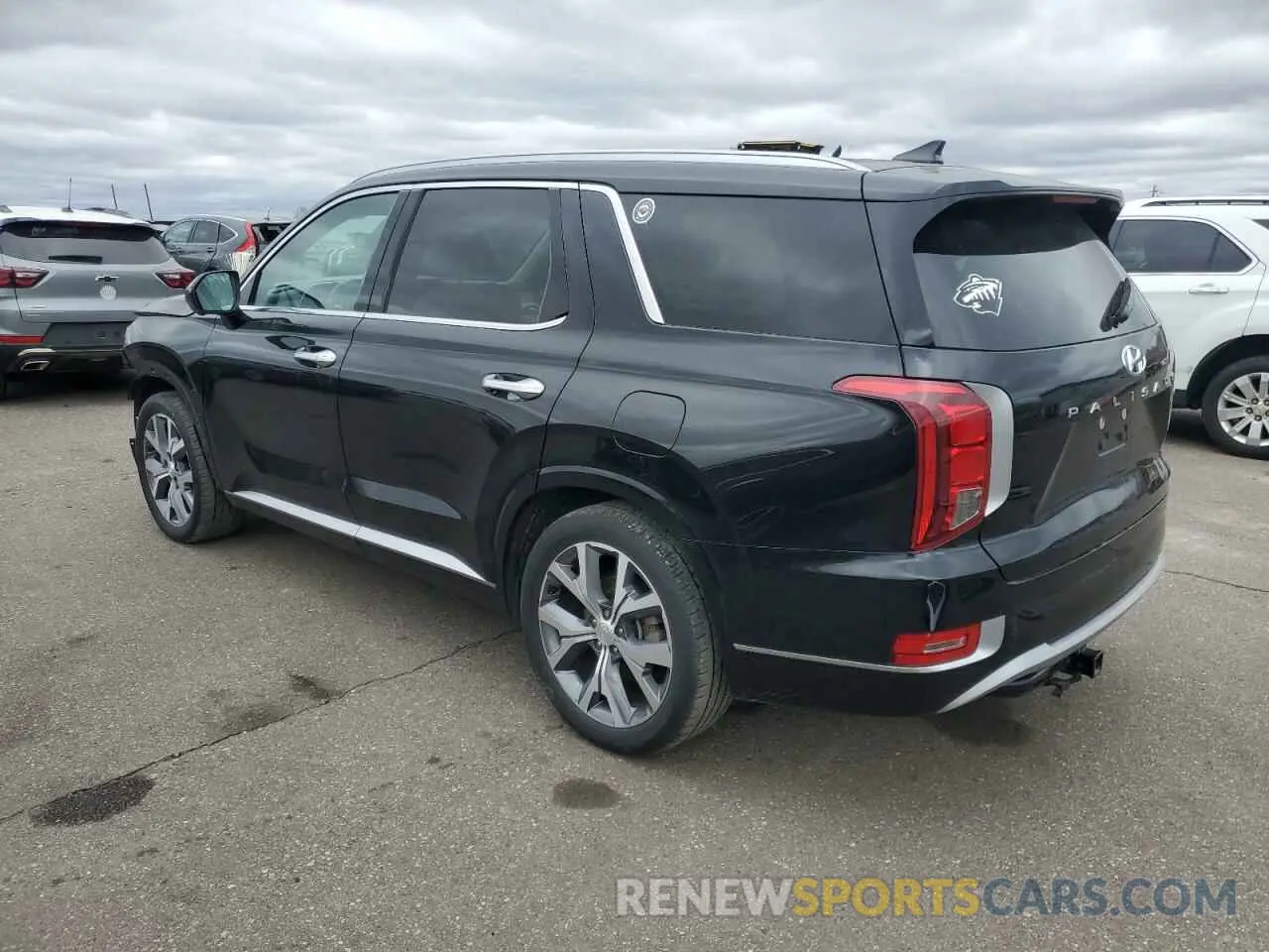 2 Photograph of a damaged car KM8R5DHE1NU458674 HYUNDAI PALISADE 2022