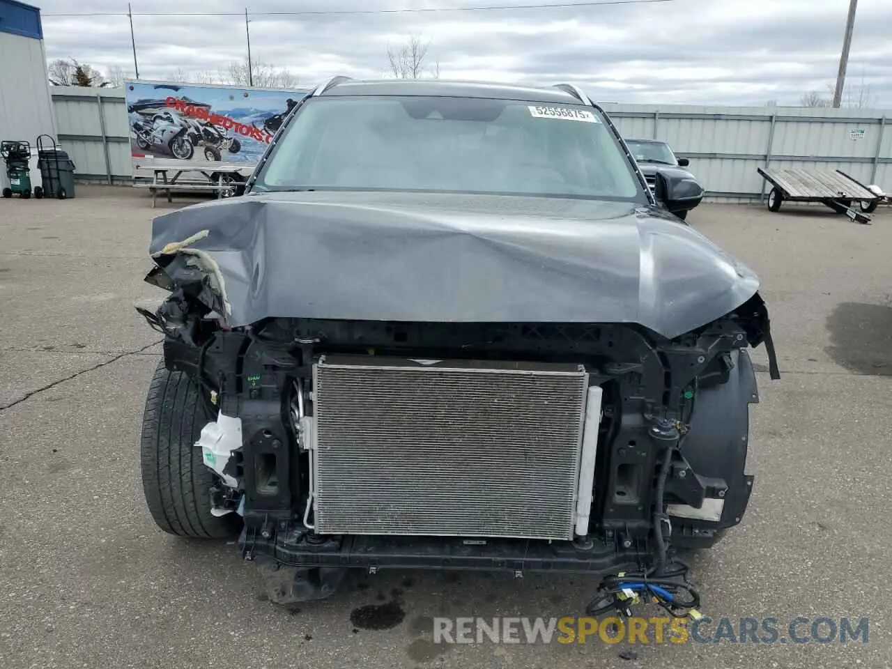 5 Photograph of a damaged car KM8R5DHE1NU458674 HYUNDAI PALISADE 2022
