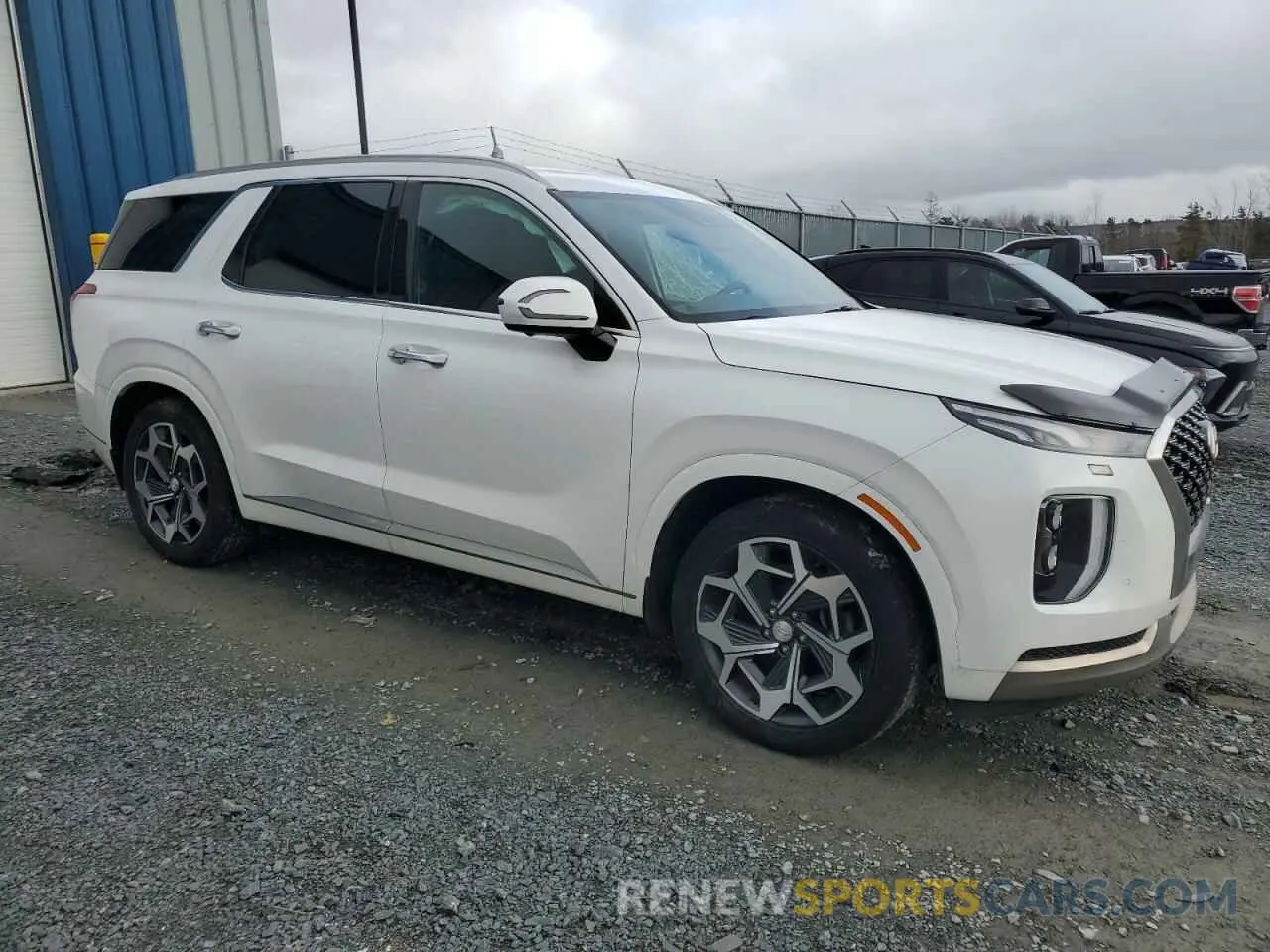 4 Photograph of a damaged car KM8R5DHE7NU358918 HYUNDAI PALISADE 2022