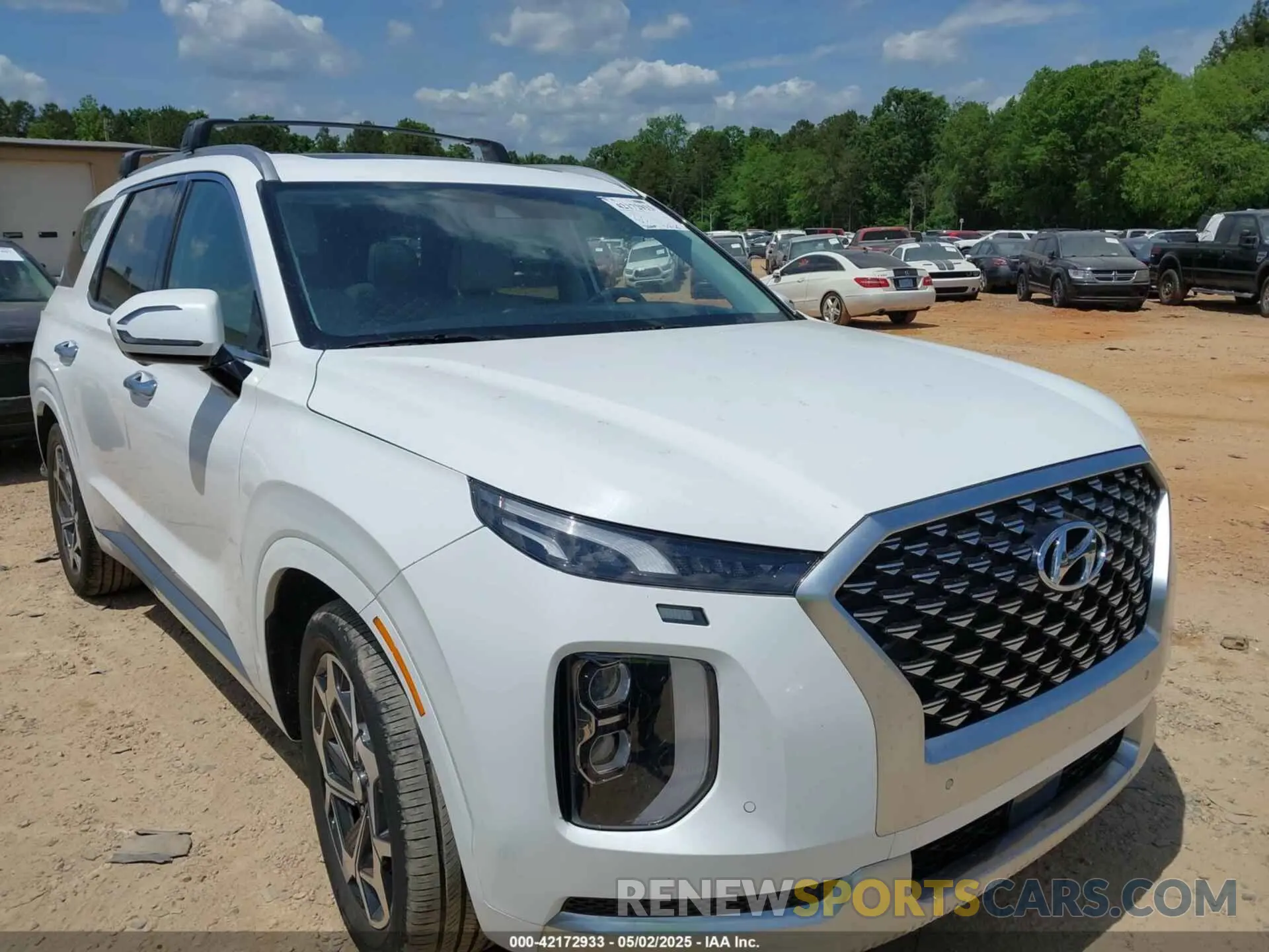 1 Photograph of a damaged car KM8R74HE1NU395974 HYUNDAI PALISADE 2022