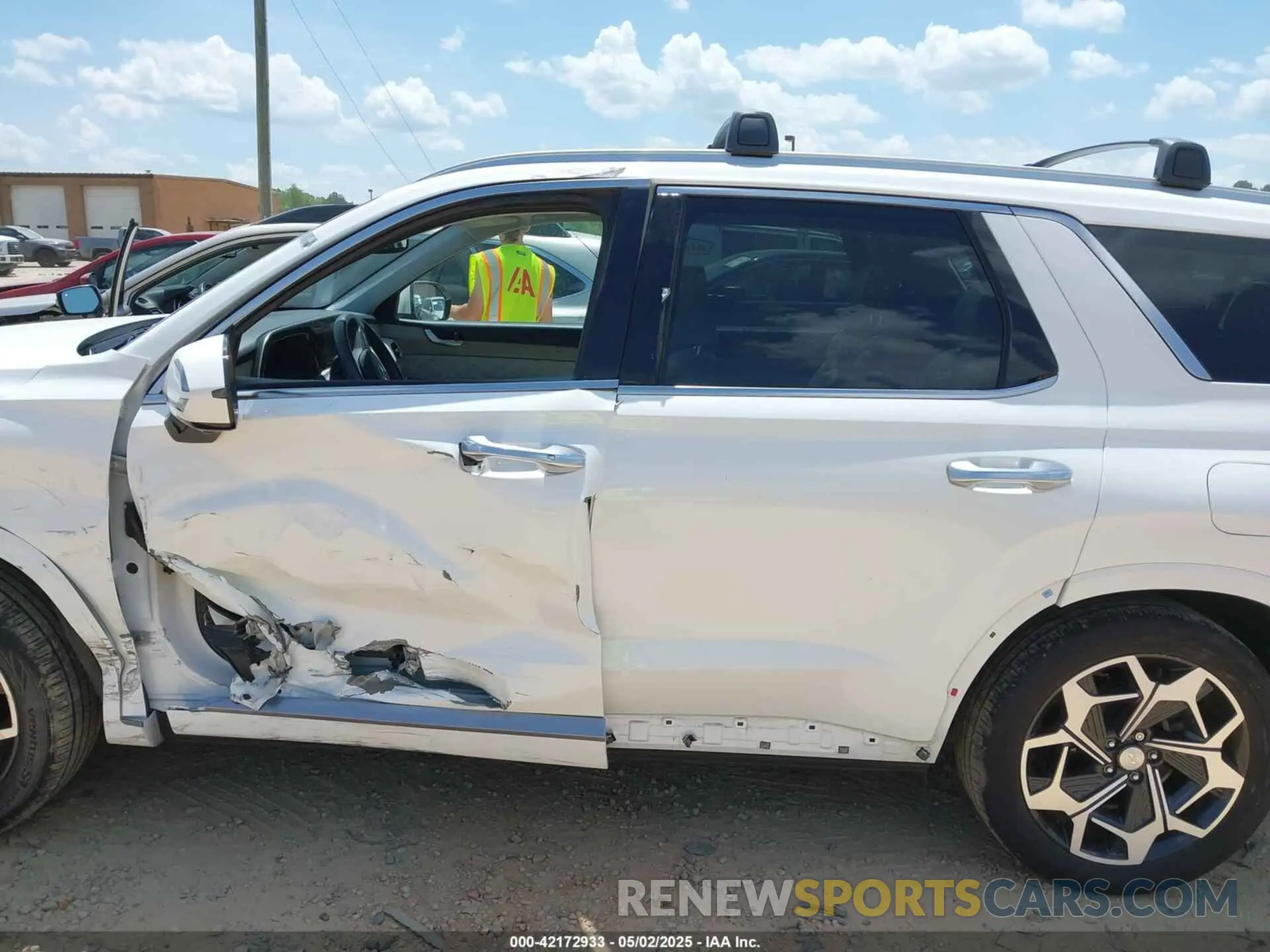 14 Photograph of a damaged car KM8R74HE1NU395974 HYUNDAI PALISADE 2022