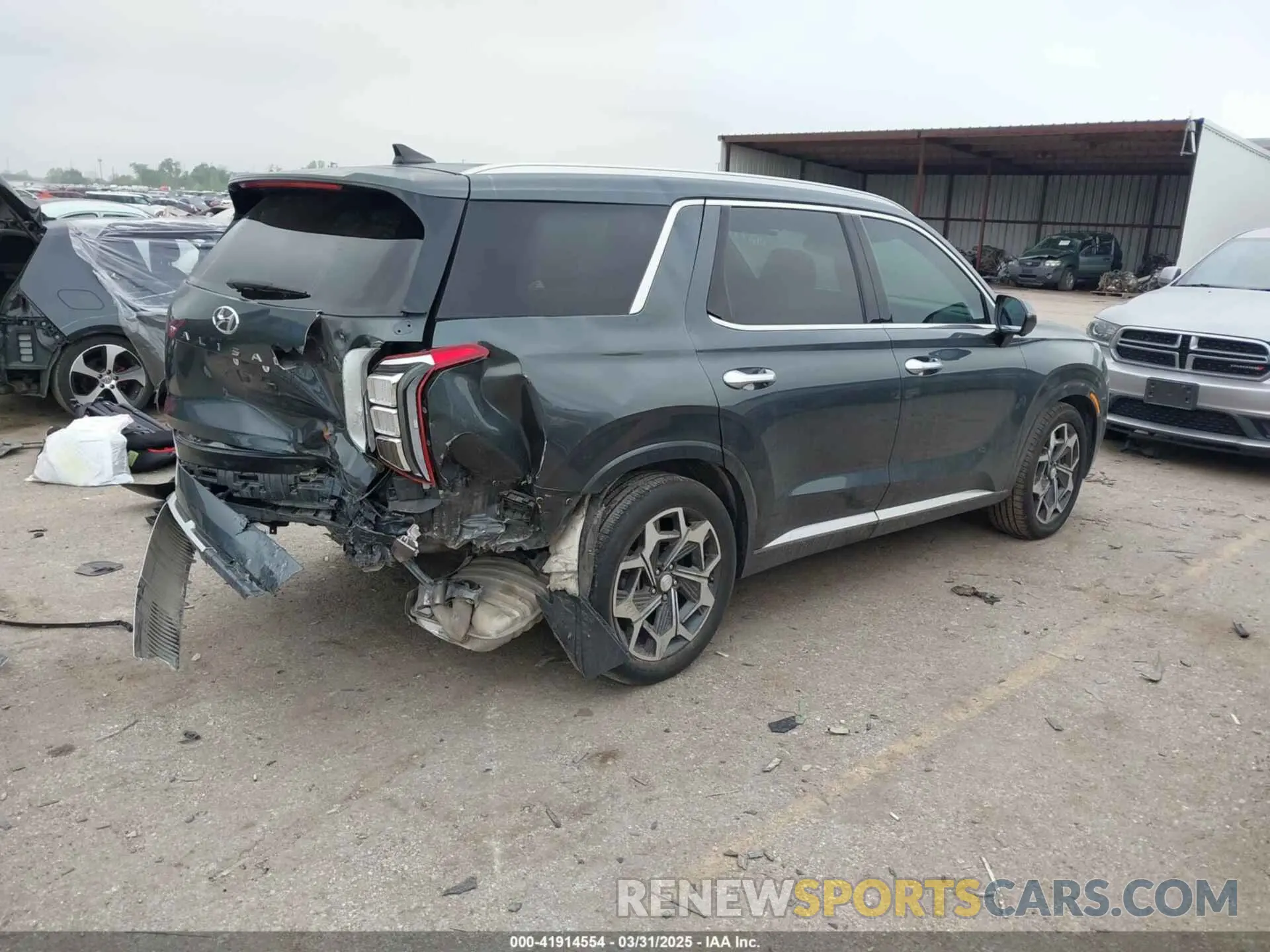 4 Photograph of a damaged car KM8R74HE1NU401191 HYUNDAI PALISADE 2022