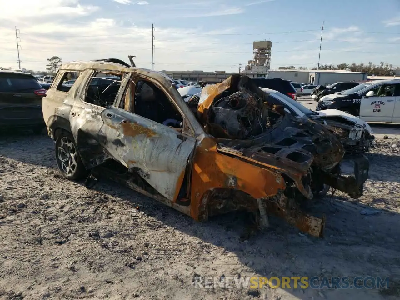 4 Фотография поврежденного автомобиля KM8R74HE1NU438645 HYUNDAI PALISADE 2022