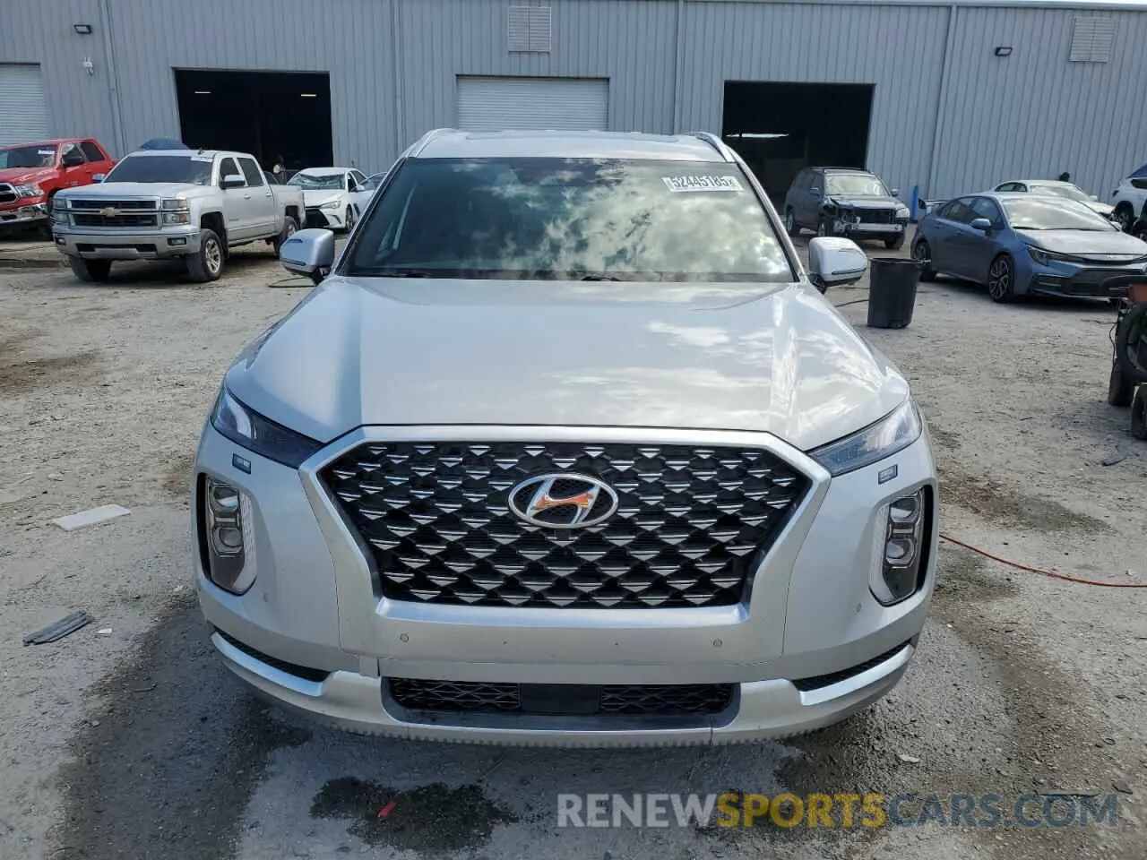 5 Фотография поврежденного автомобиля KM8R74HE3NU342287 HYUNDAI PALISADE 2022
