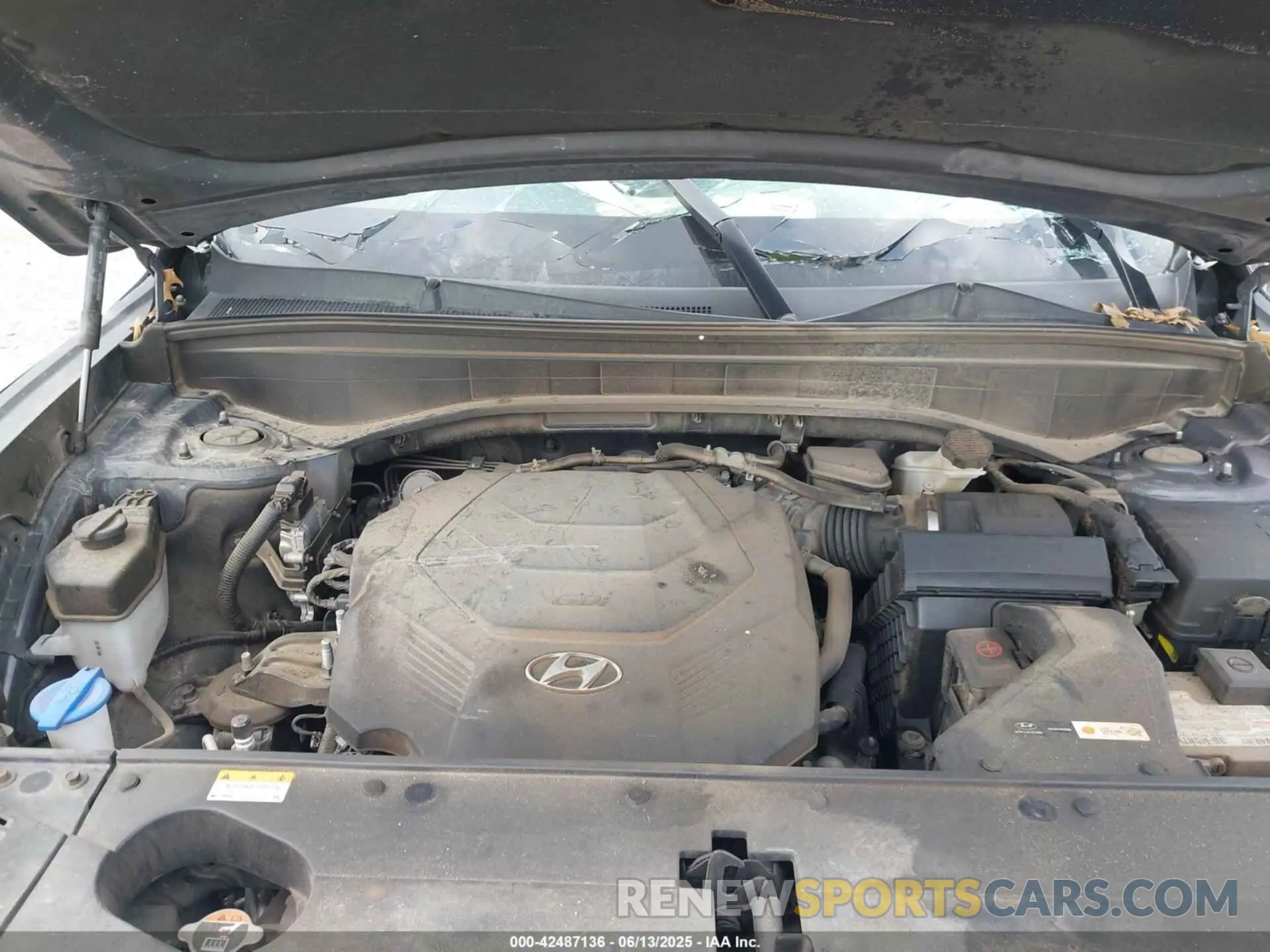 10 Photograph of a damaged car KM8R74HE4NU367604 HYUNDAI PALISADE 2022