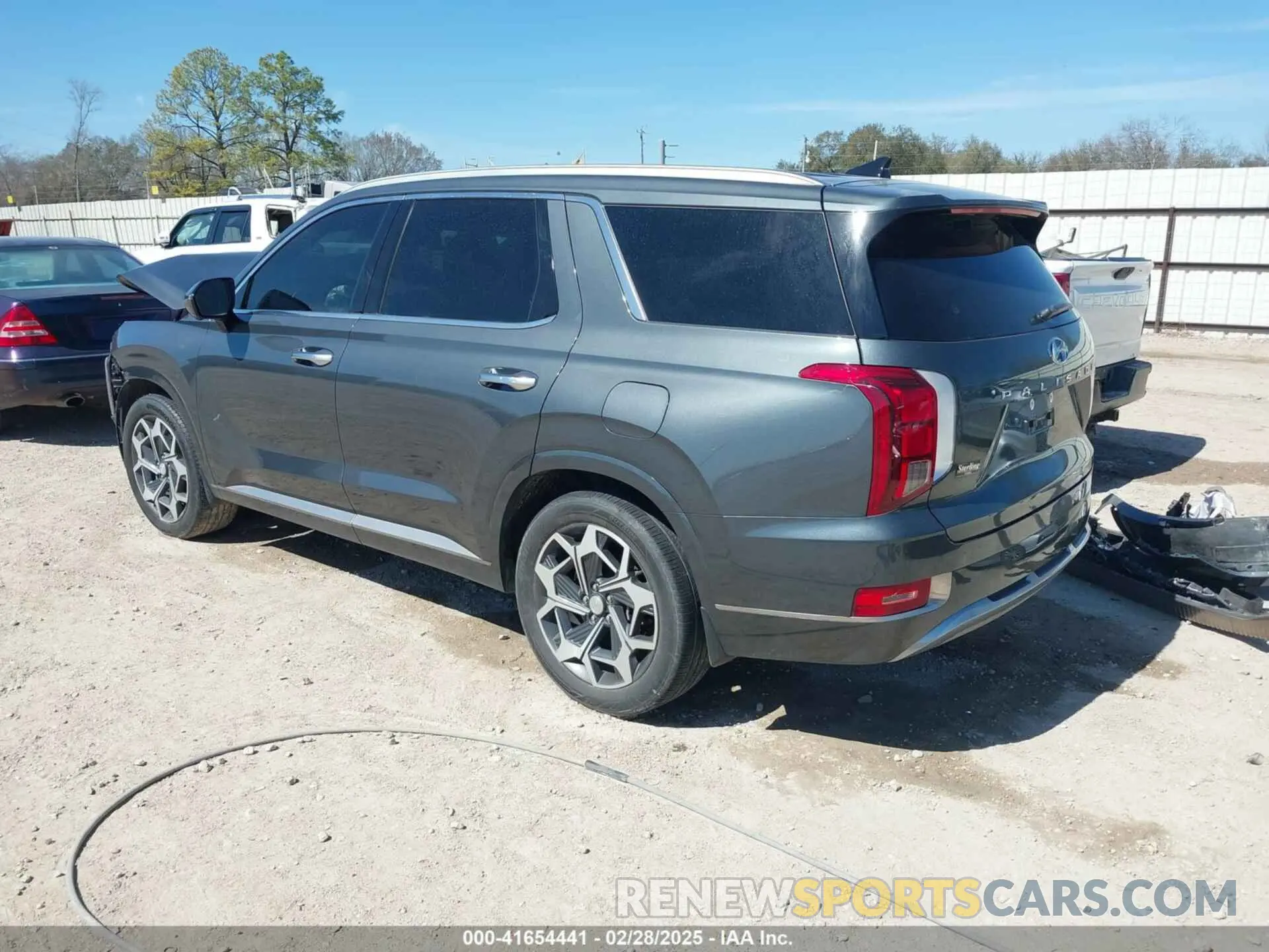 3 Фотография поврежденного автомобиля KM8R74HE4NU445508 HYUNDAI PALISADE 2022