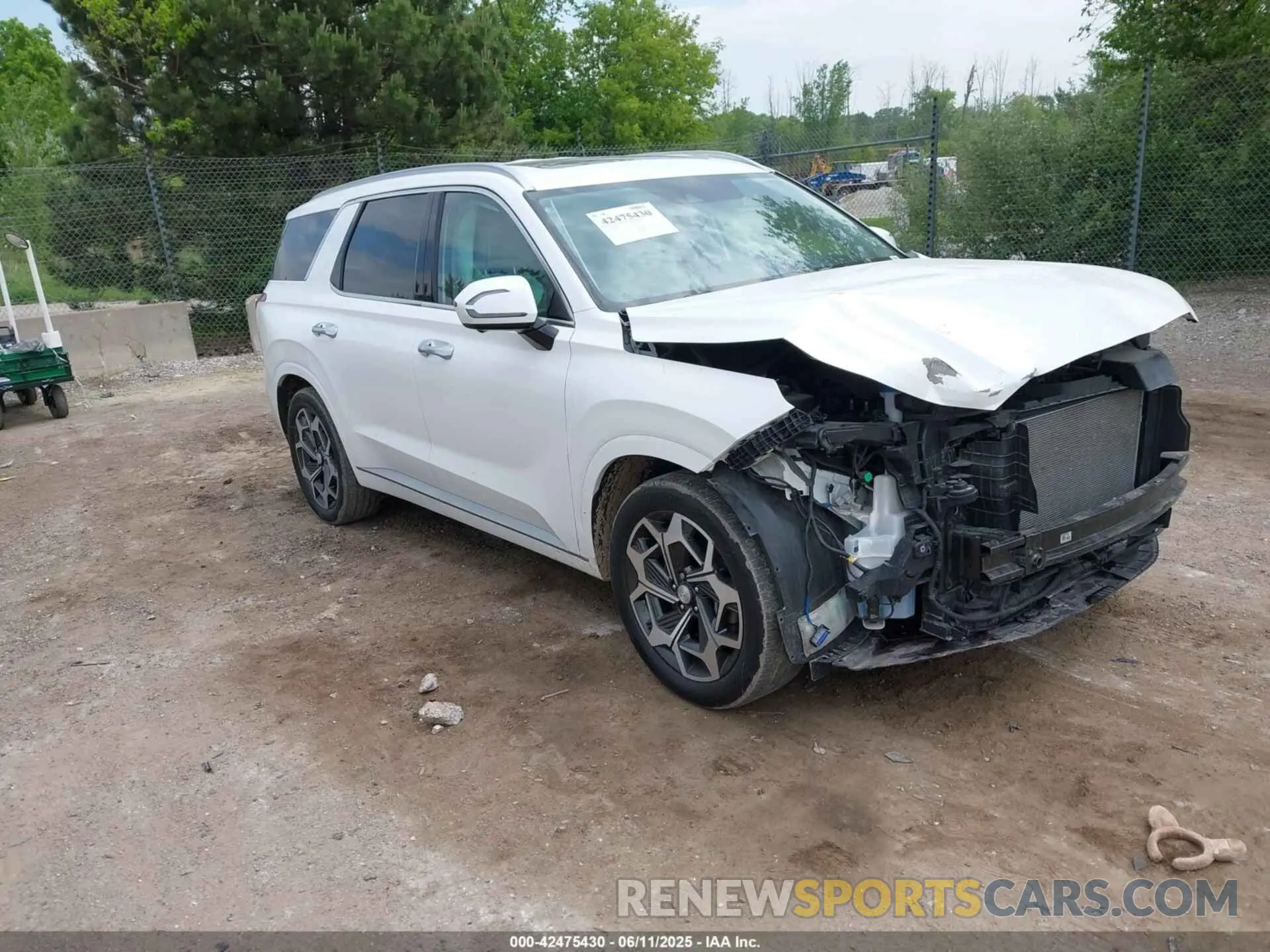 1 Фотография поврежденного автомобиля KM8R74HE5NU349791 HYUNDAI PALISADE 2022
