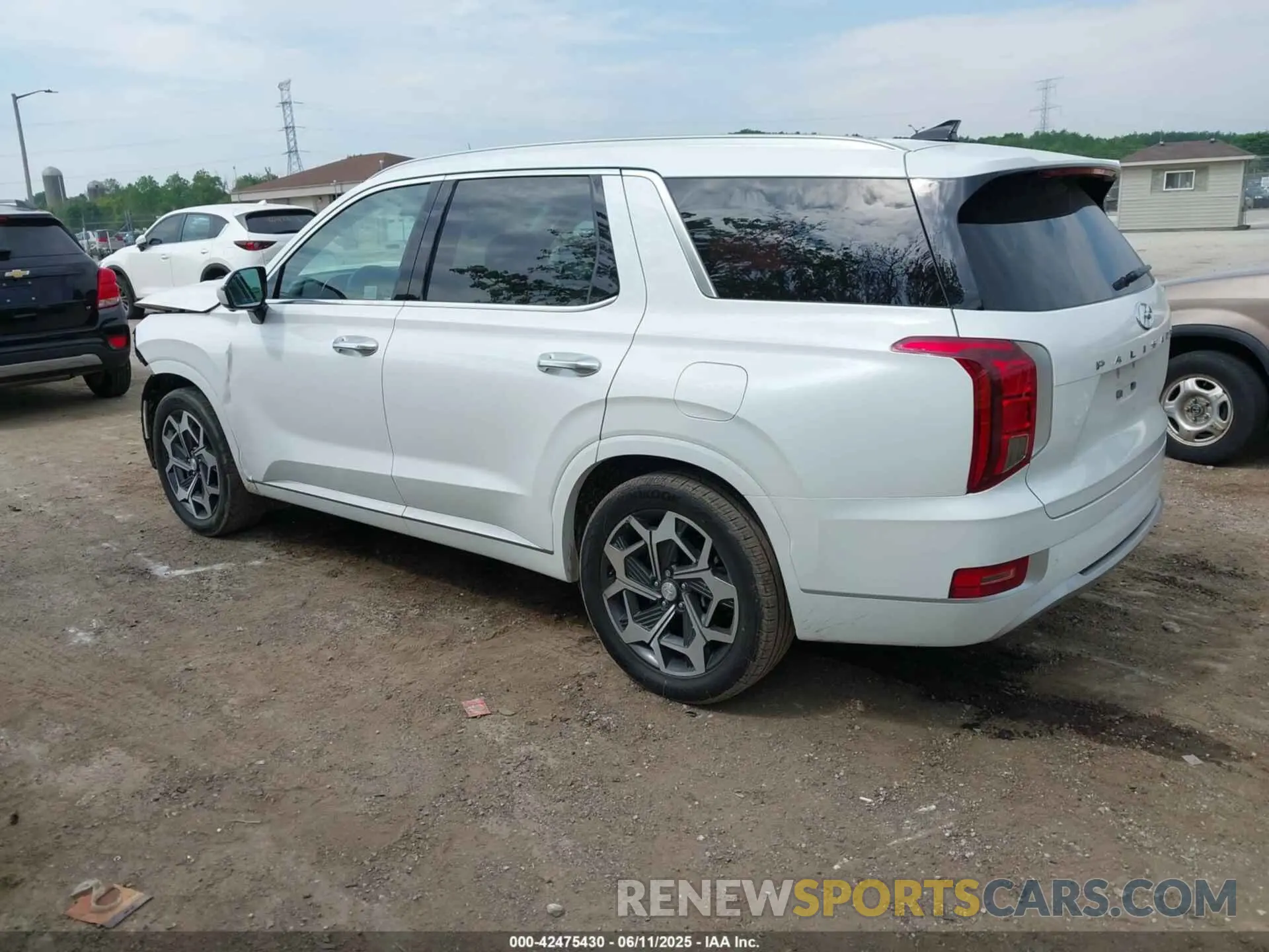 3 Фотография поврежденного автомобиля KM8R74HE5NU349791 HYUNDAI PALISADE 2022