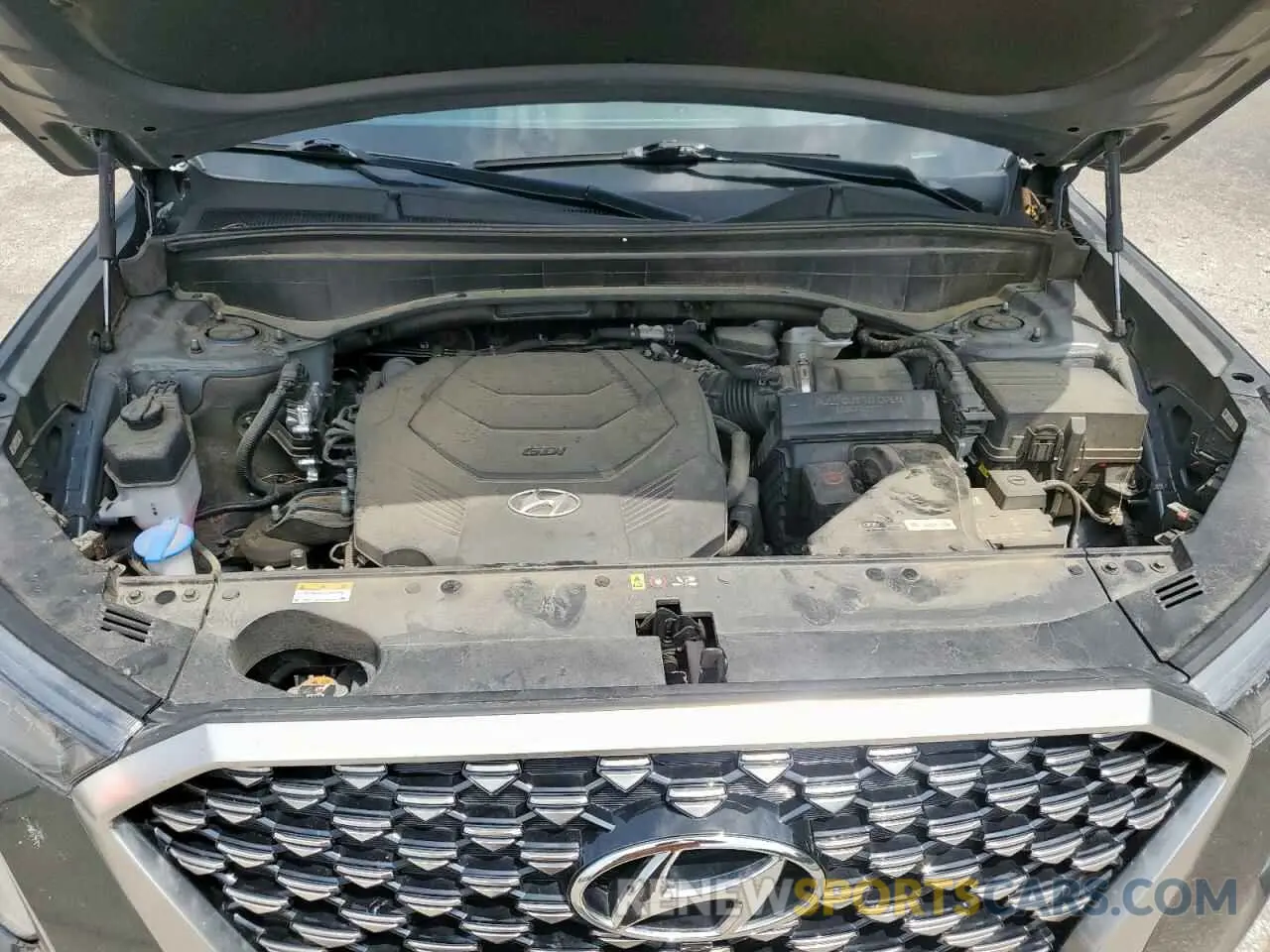 12 Photograph of a damaged car KM8R74HE5NU487573 HYUNDAI PALISADE 2022