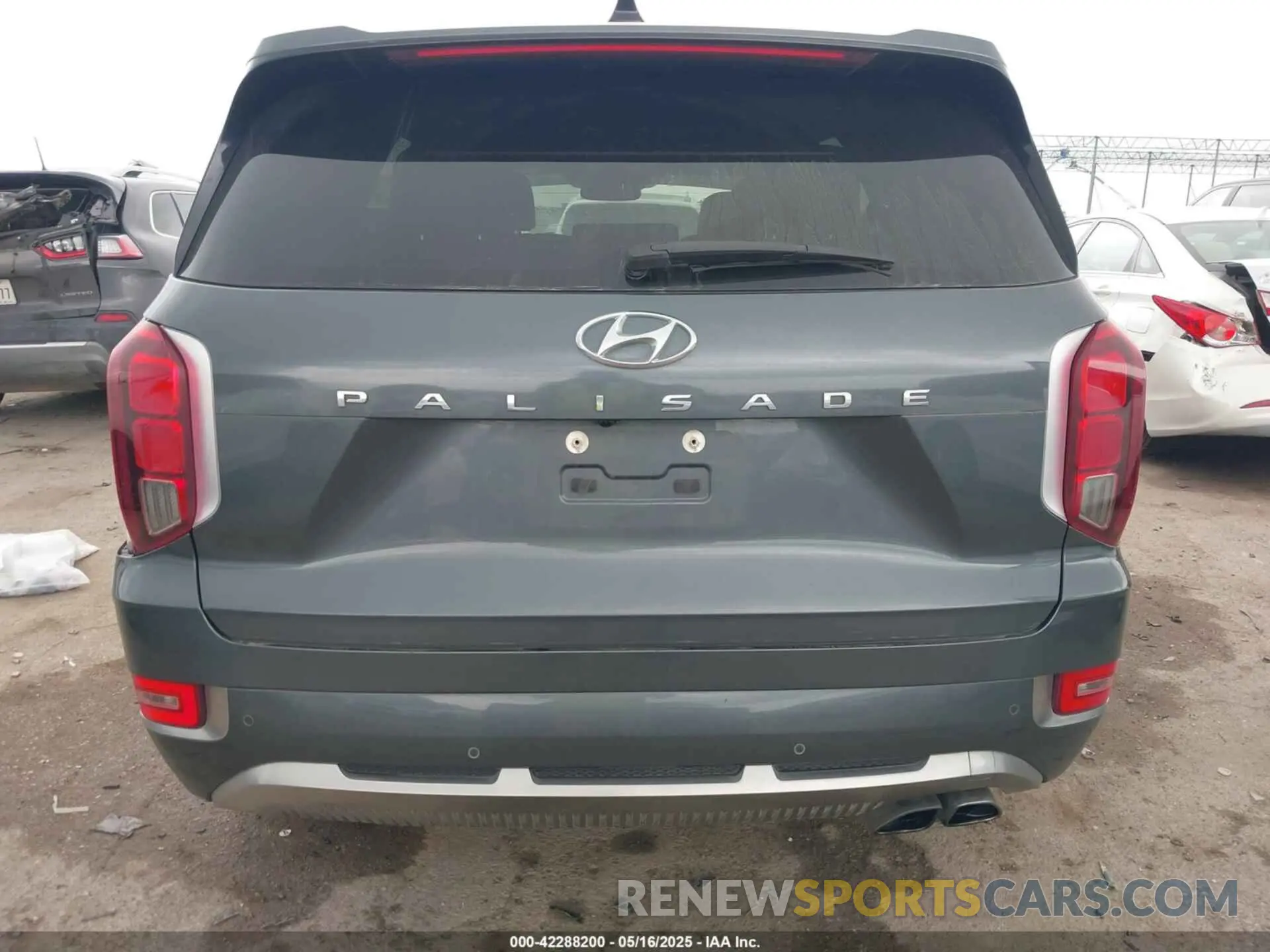 16 Photograph of a damaged car KM8R74HE9NU367162 HYUNDAI PALISADE 2022