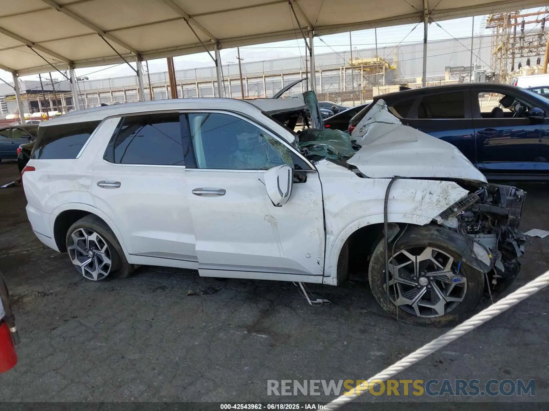 13 Photograph of a damaged car KM8R74HE9NU478911 HYUNDAI PALISADE 2022