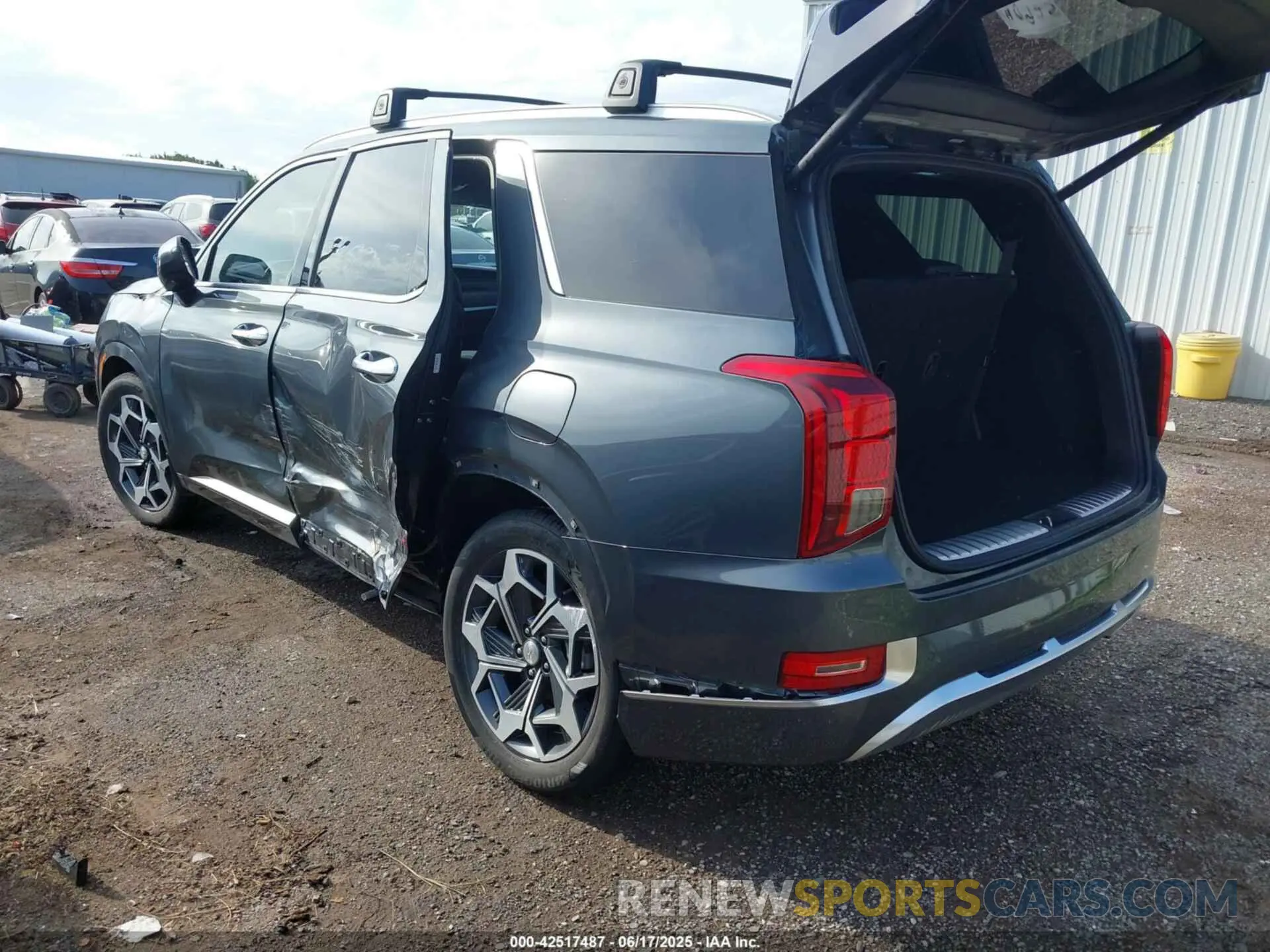3 Фотография поврежденного автомобиля KM8R7DHE0NU336530 HYUNDAI PALISADE 2022