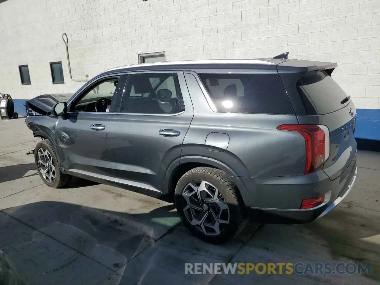 2 Photograph of a damaged car KM8R7DHE1NU336522 HYUNDAI PALISADE 2022
