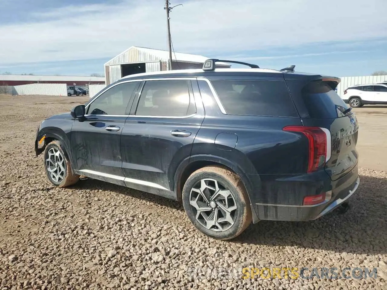 2 Photograph of a damaged car KM8R7DHE1NU408416 HYUNDAI PALISADE 2022