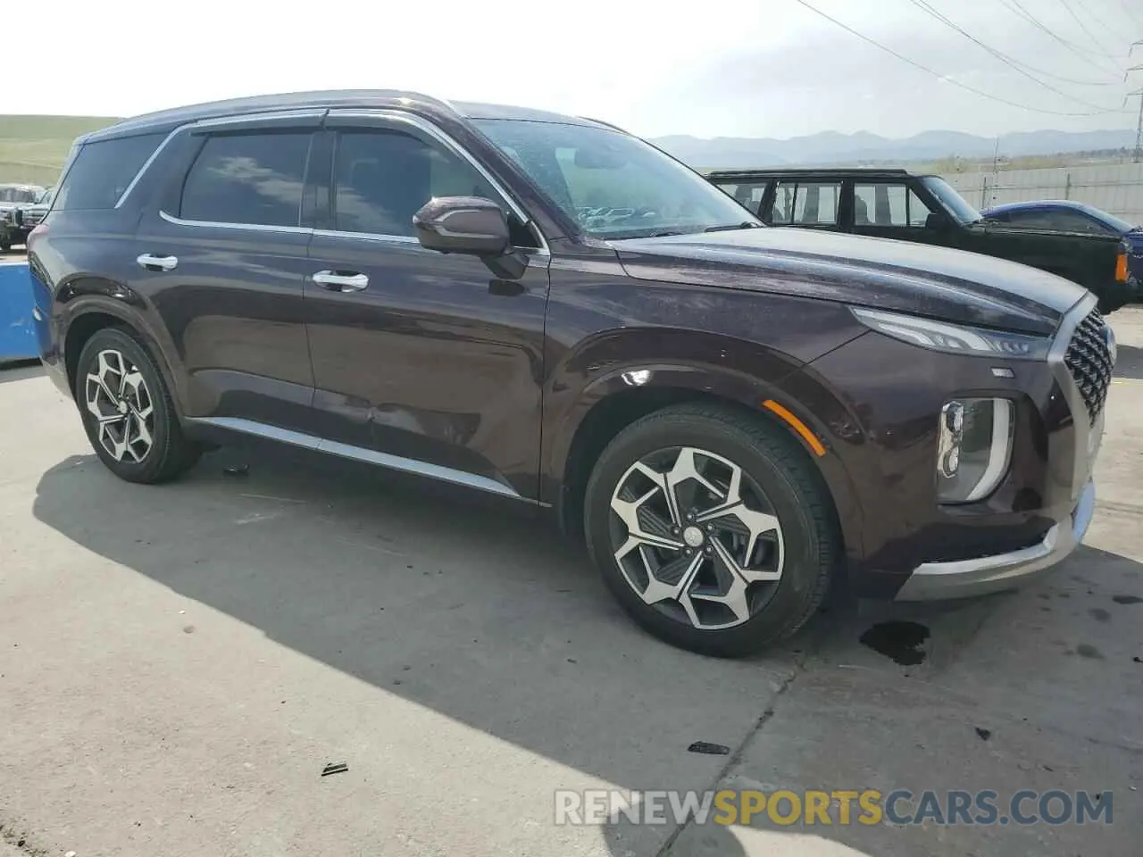 4 Фотография поврежденного автомобиля KM8R7DHE1NU429430 HYUNDAI PALISADE 2022
