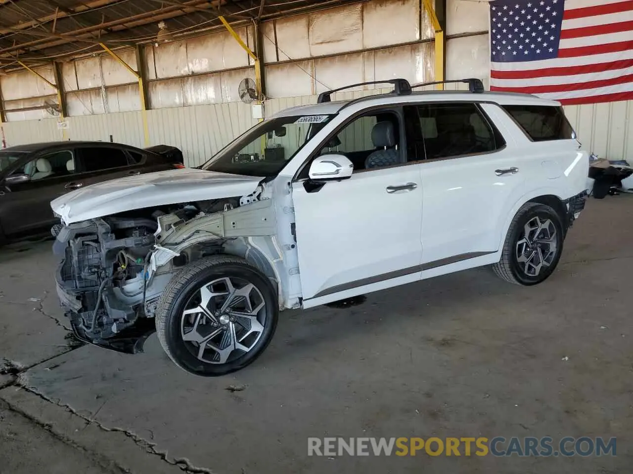 1 Photograph of a damaged car KM8R7DHE1NU486730 HYUNDAI PALISADE 2022