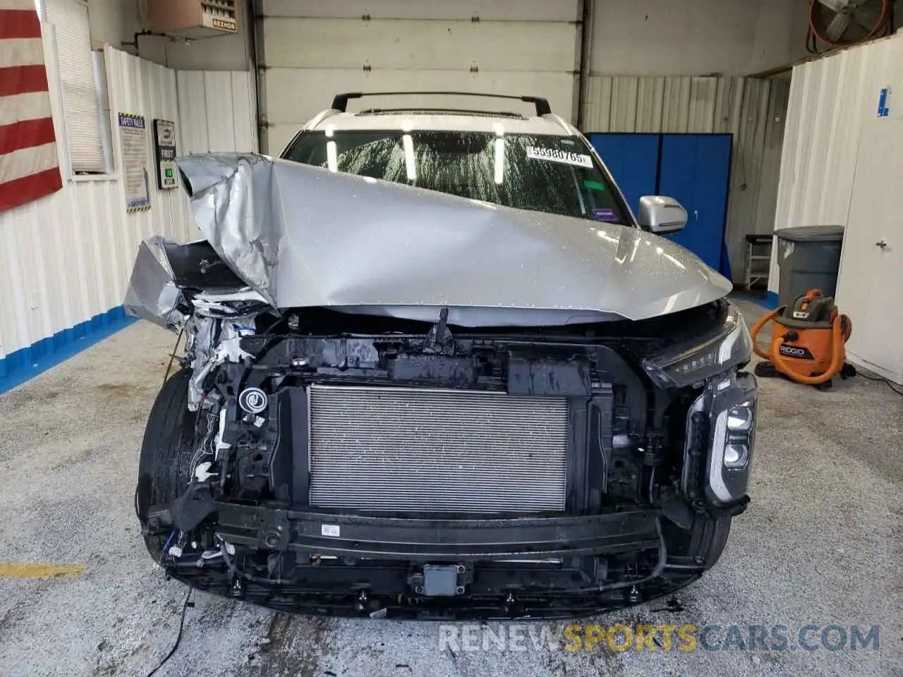 5 Photograph of a damaged car KM8R7DHE3NU423032 HYUNDAI PALISADE 2022