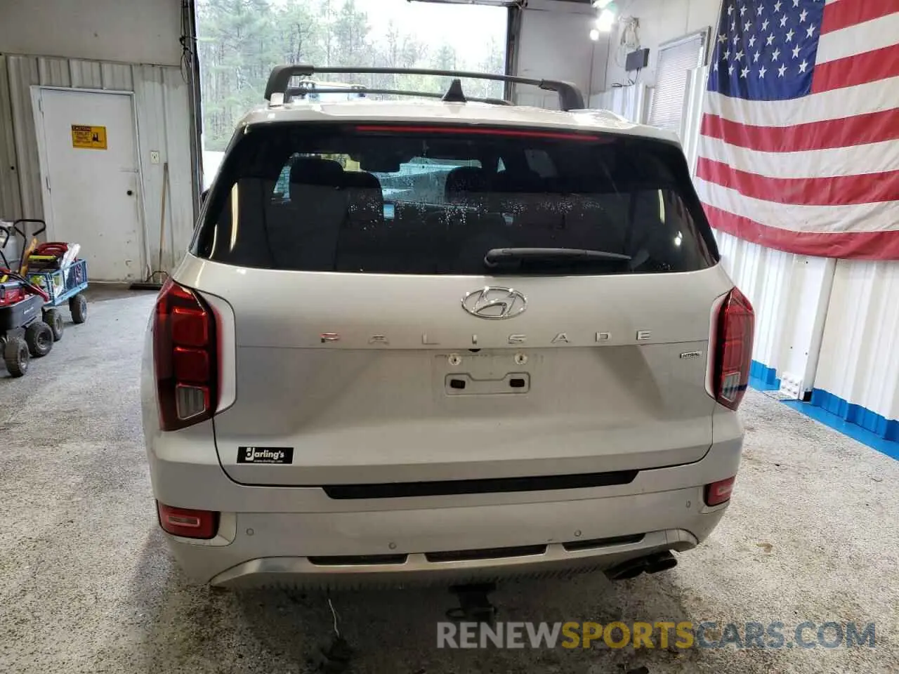 6 Photograph of a damaged car KM8R7DHE3NU423032 HYUNDAI PALISADE 2022