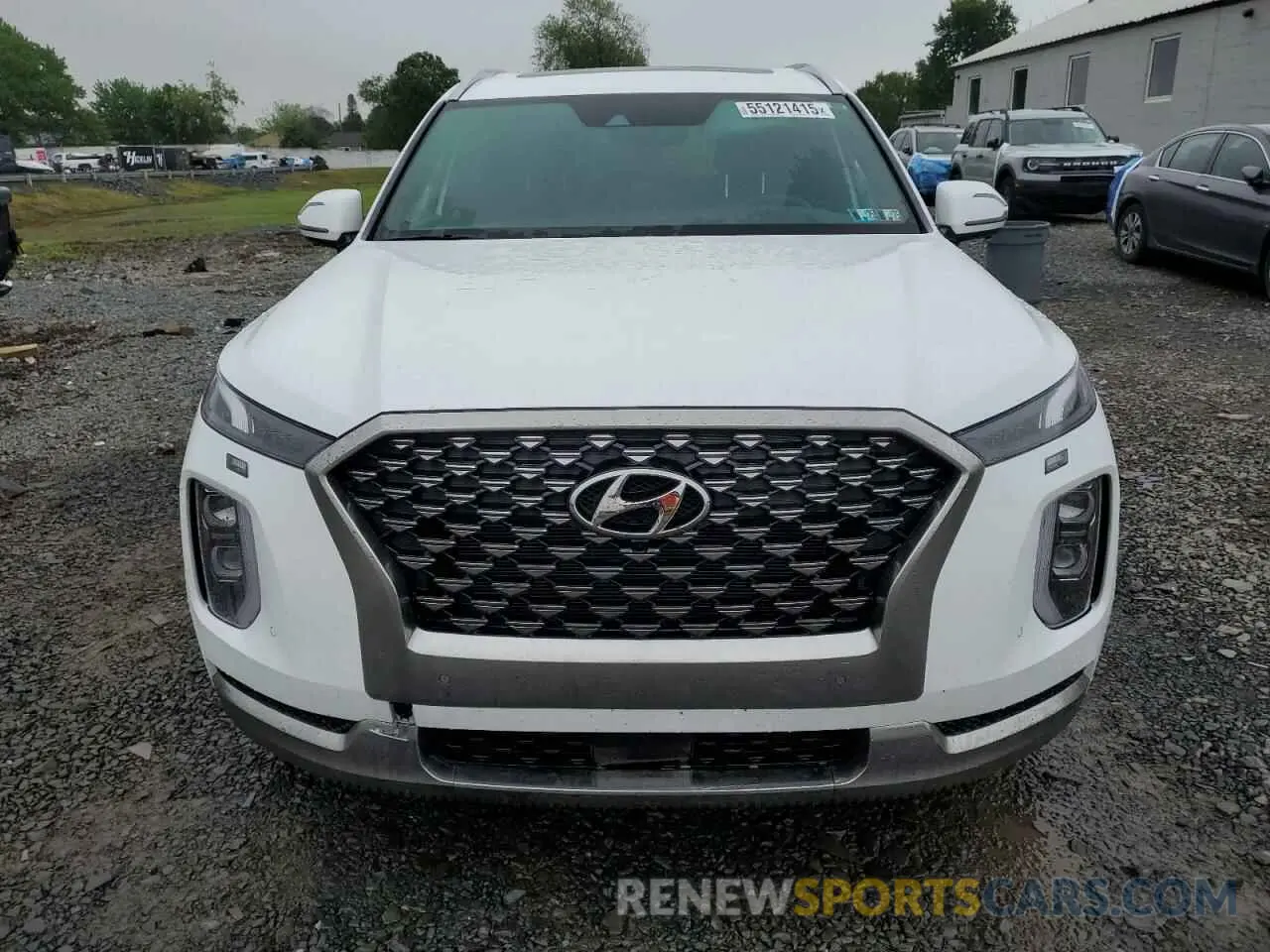 5 Photograph of a damaged car KM8R7DHE5NU365022 HYUNDAI PALISADE 2022