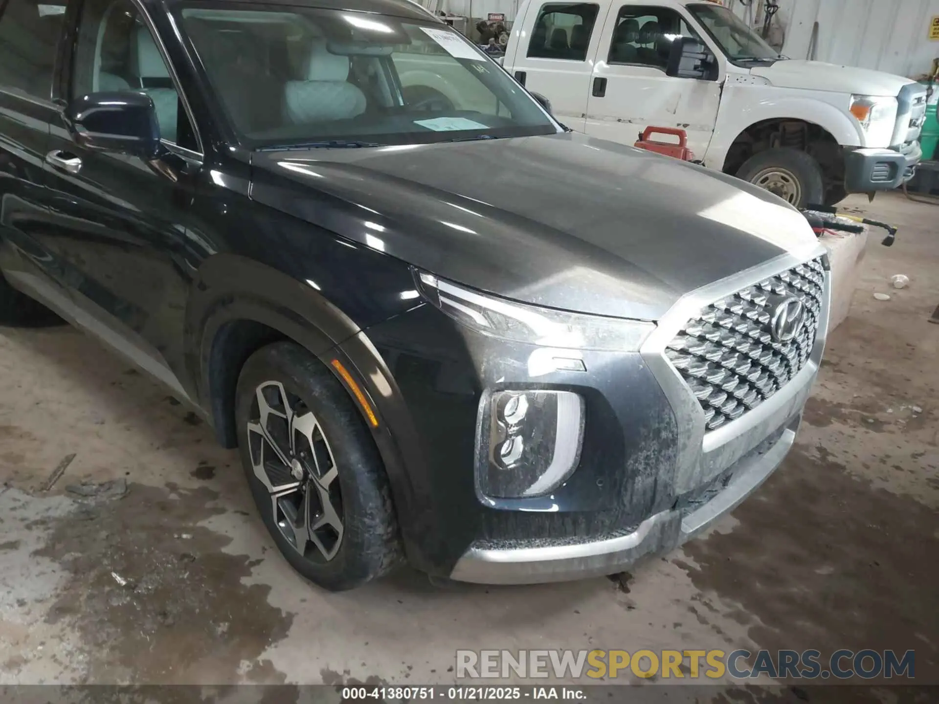 1 Photograph of a damaged car KM8R7DHE5NU415918 HYUNDAI PALISADE 2022