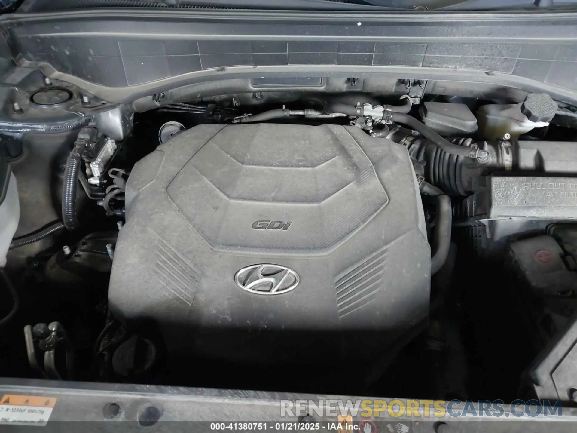 10 Photograph of a damaged car KM8R7DHE5NU415918 HYUNDAI PALISADE 2022