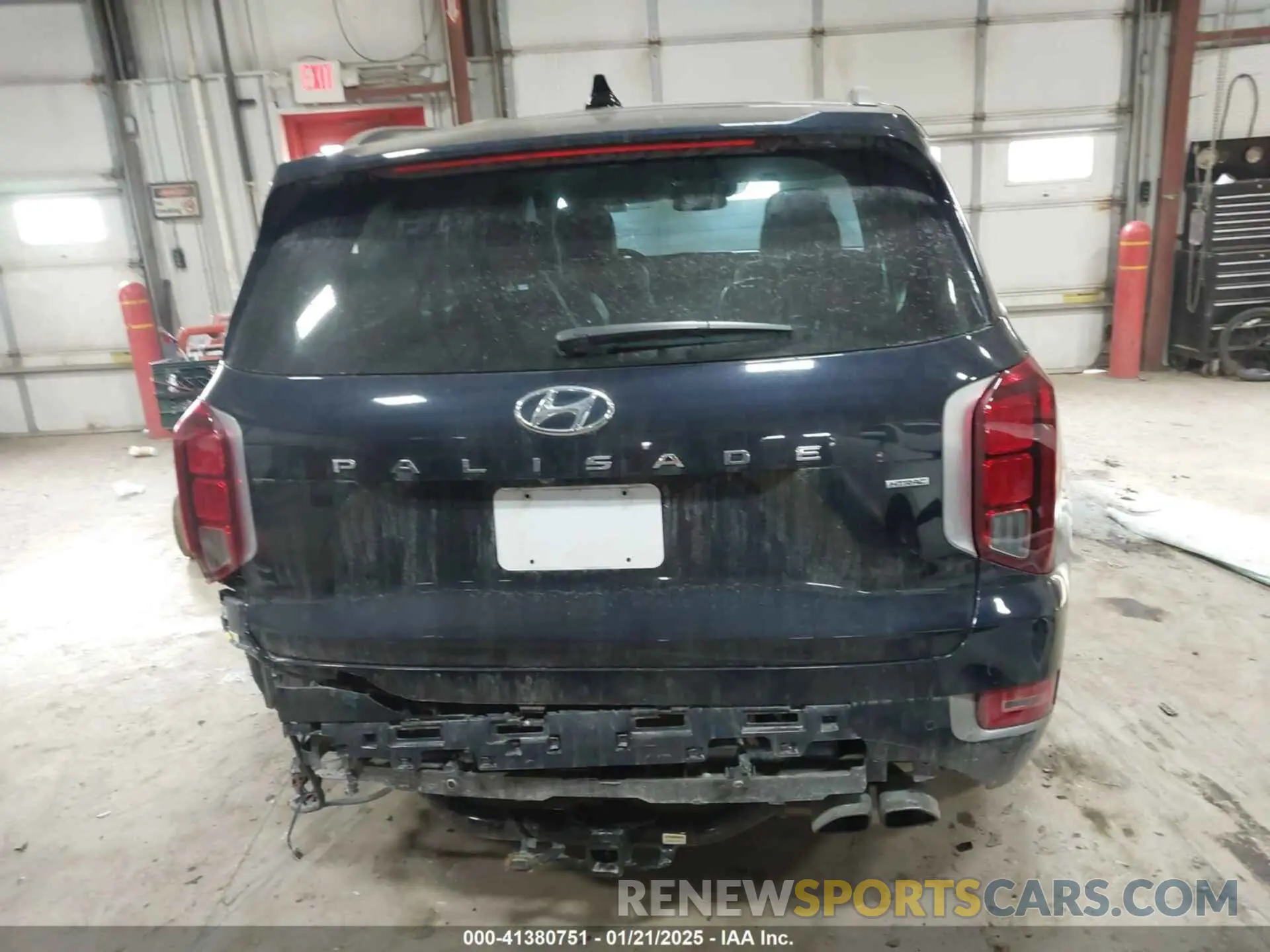 16 Photograph of a damaged car KM8R7DHE5NU415918 HYUNDAI PALISADE 2022