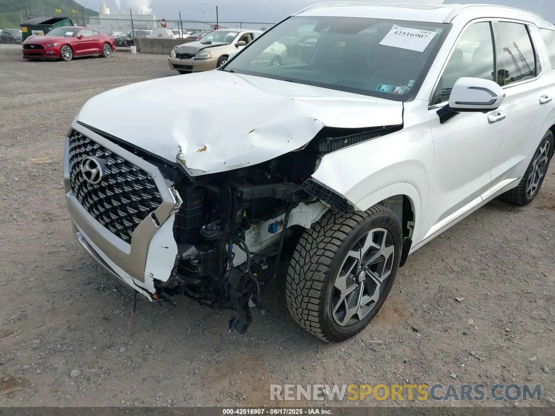 6 Photograph of a damaged car KM8R7DHE7NU397955 HYUNDAI PALISADE 2022