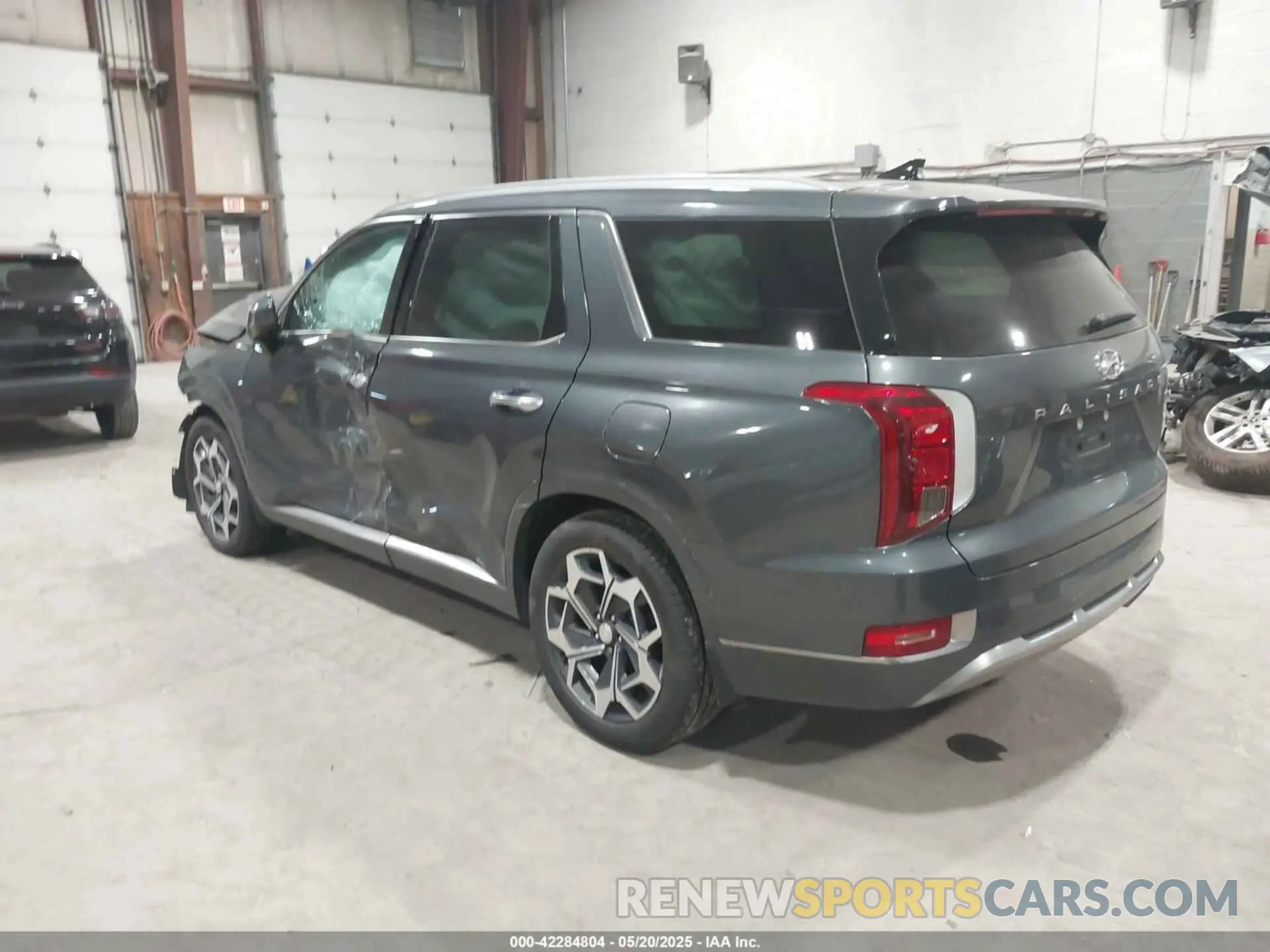 3 Photograph of a damaged car KM8R7DHE8NU361272 HYUNDAI PALISADE 2022