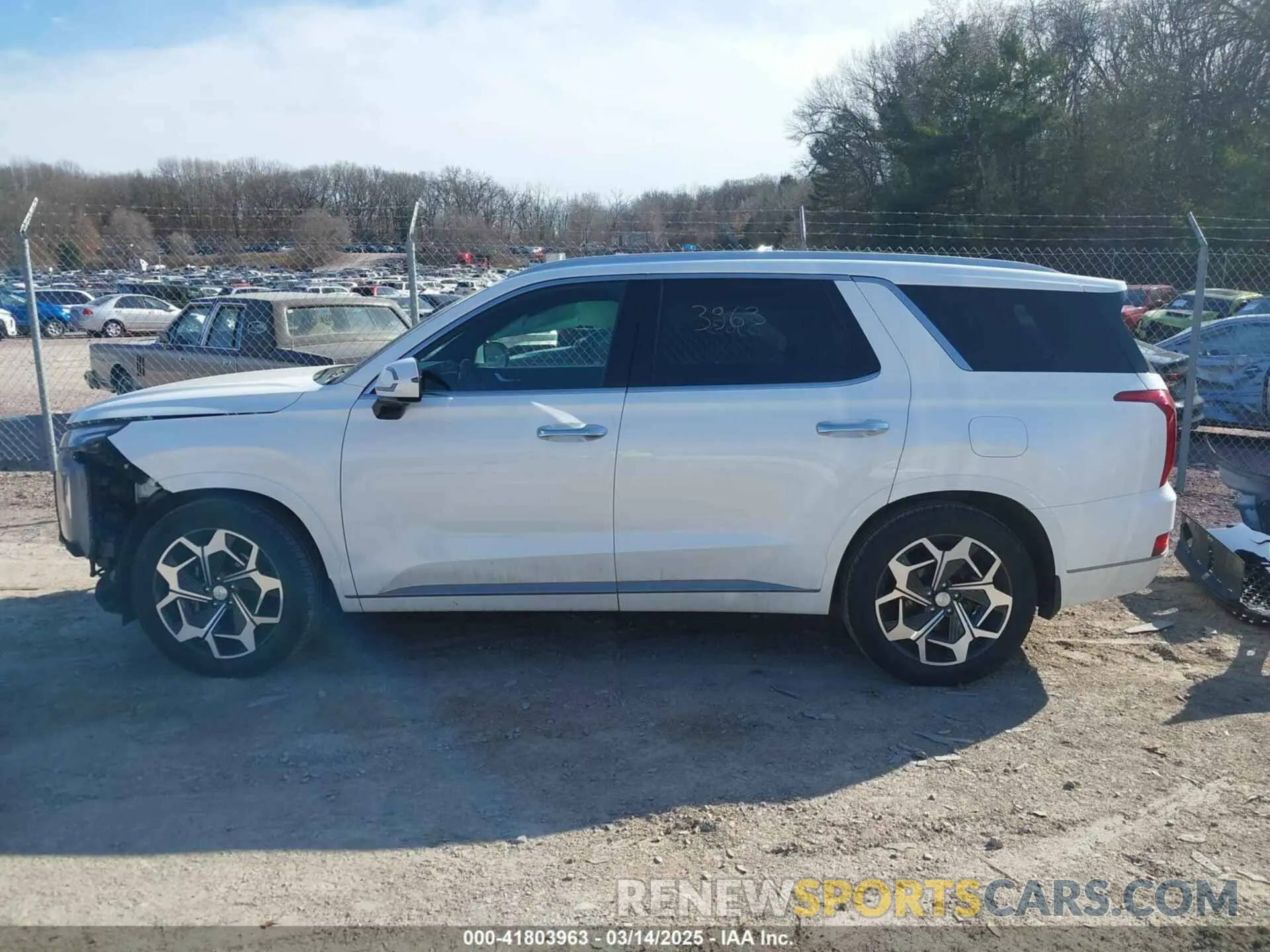 14 Photograph of a damaged car KM8R7DHE8NU429098 HYUNDAI PALISADE 2022