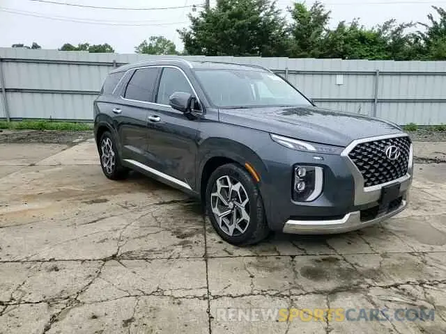 14 Photograph of a damaged car KM8R7DHE8NU456432 HYUNDAI PALISADE 2022