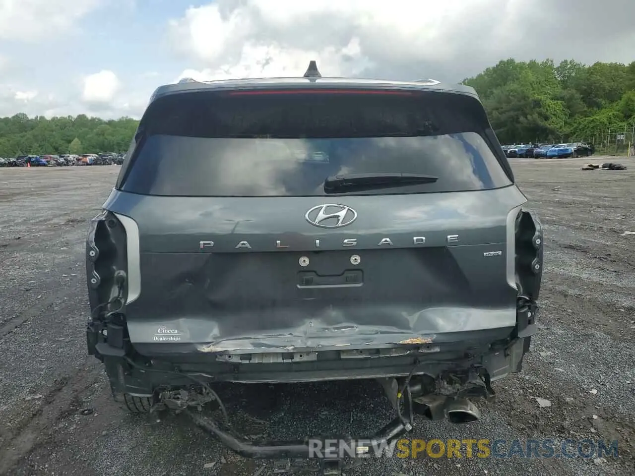 6 Photograph of a damaged car KM8R7DHE8NU483775 HYUNDAI PALISADE 2022