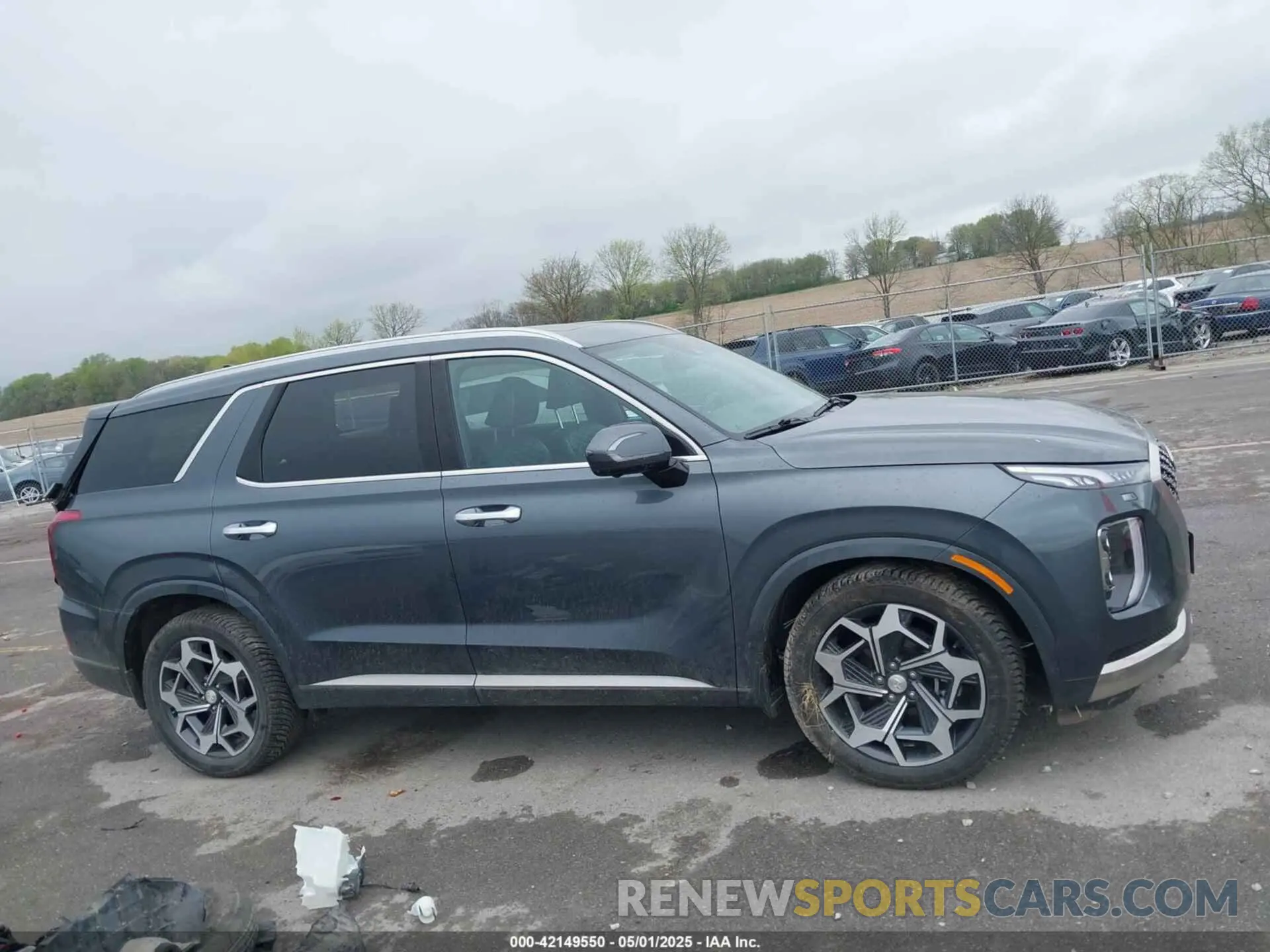 14 Photograph of a damaged car KM8R7DHE9NU408776 HYUNDAI PALISADE 2022