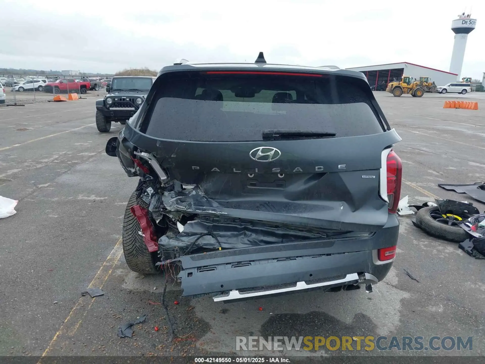 17 Photograph of a damaged car KM8R7DHE9NU408776 HYUNDAI PALISADE 2022